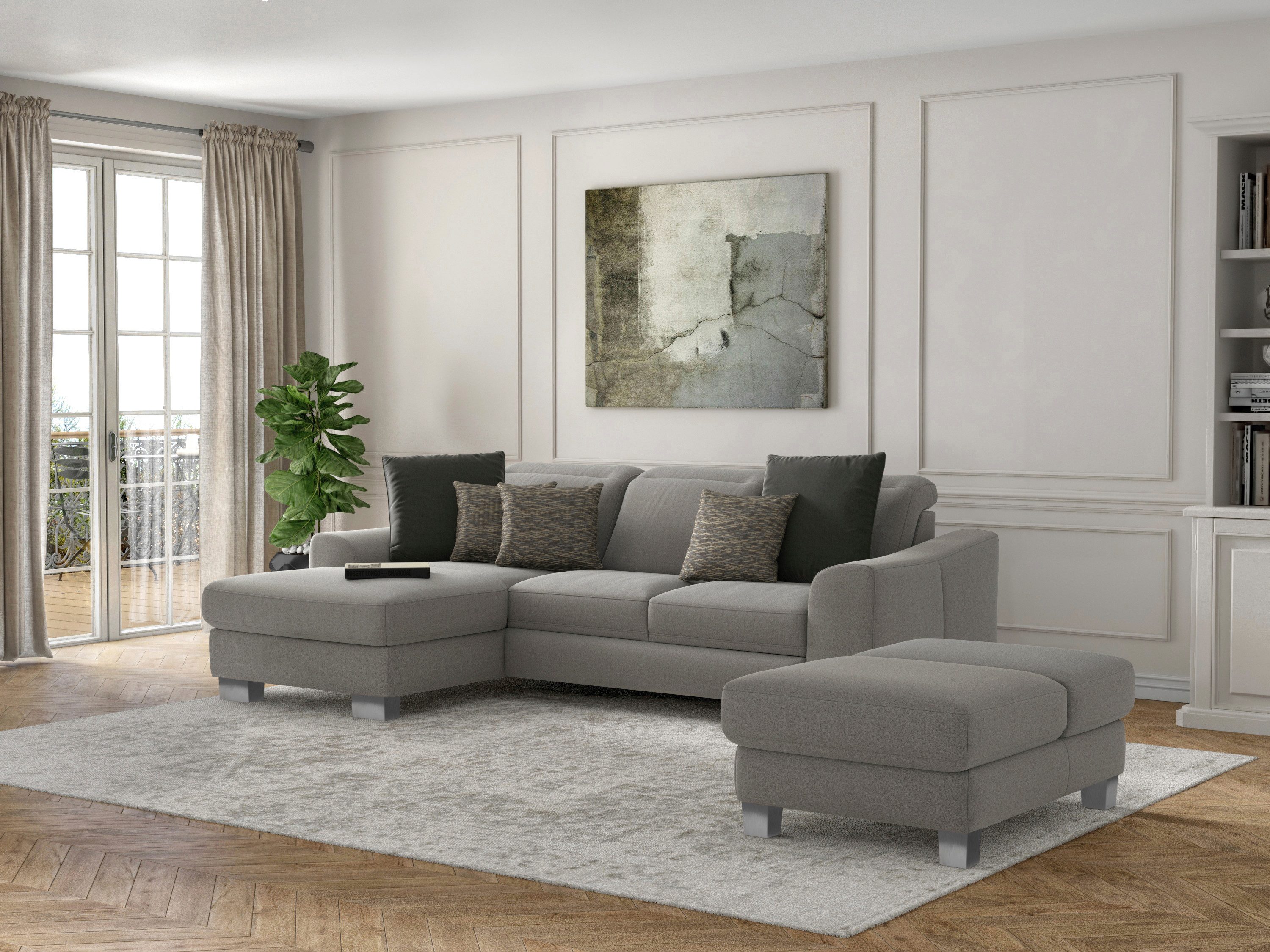 sit&more Ecksofa Dundee L-Form, mit Federkern günstig online kaufen
