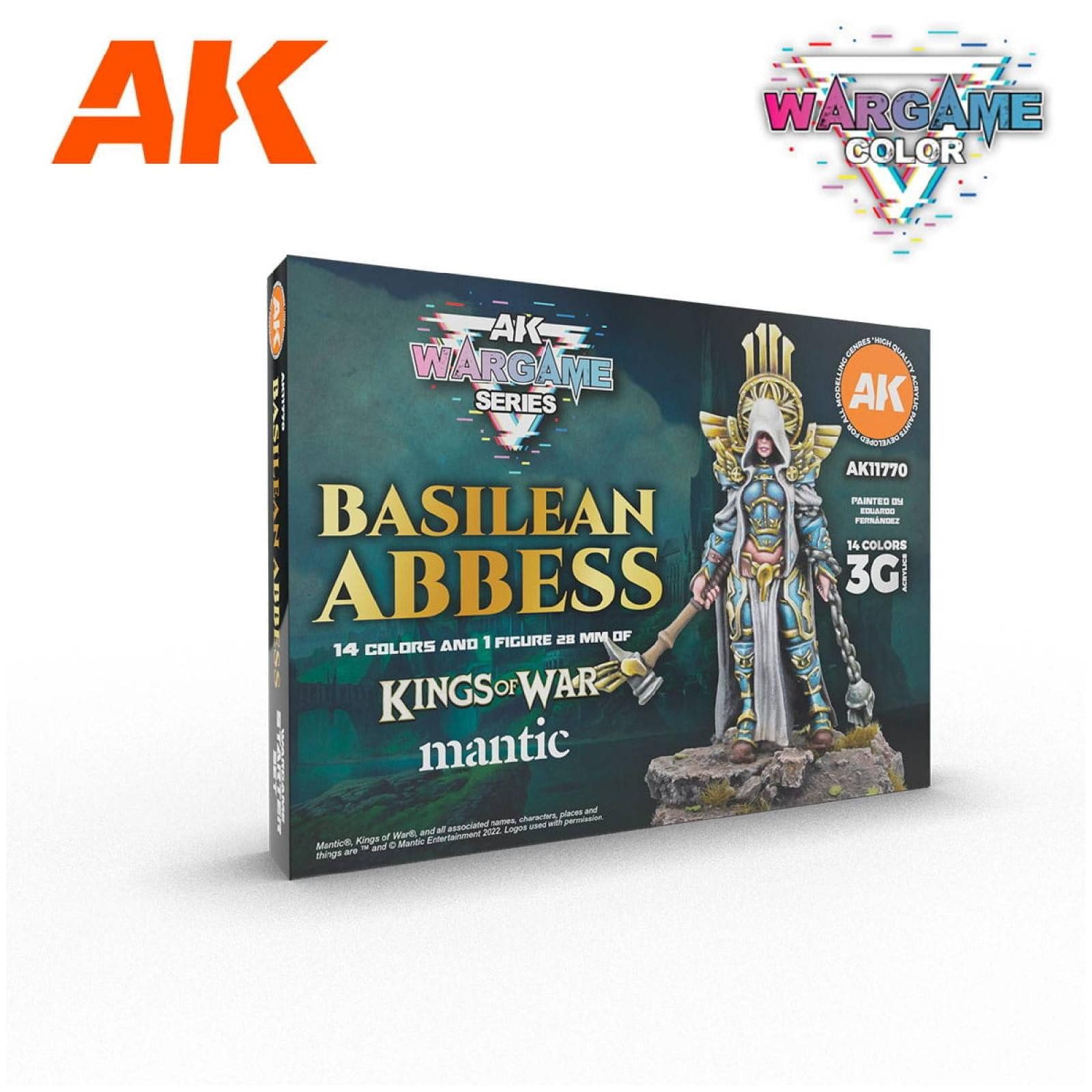 Modellbausatz Paint Set: Basilean Abbess - Wargame Starter Set - incl. 1 Figure (14x