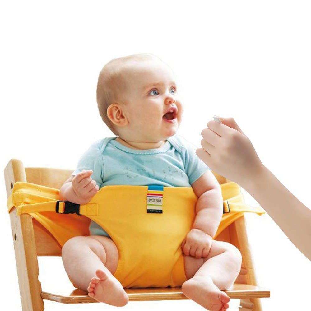 Hochstuhl,für Sicherheitsgurt Hochstuhl-Gurt Gelb Stuhl-Sitzgurt Tragbarer Baby Jormftte für