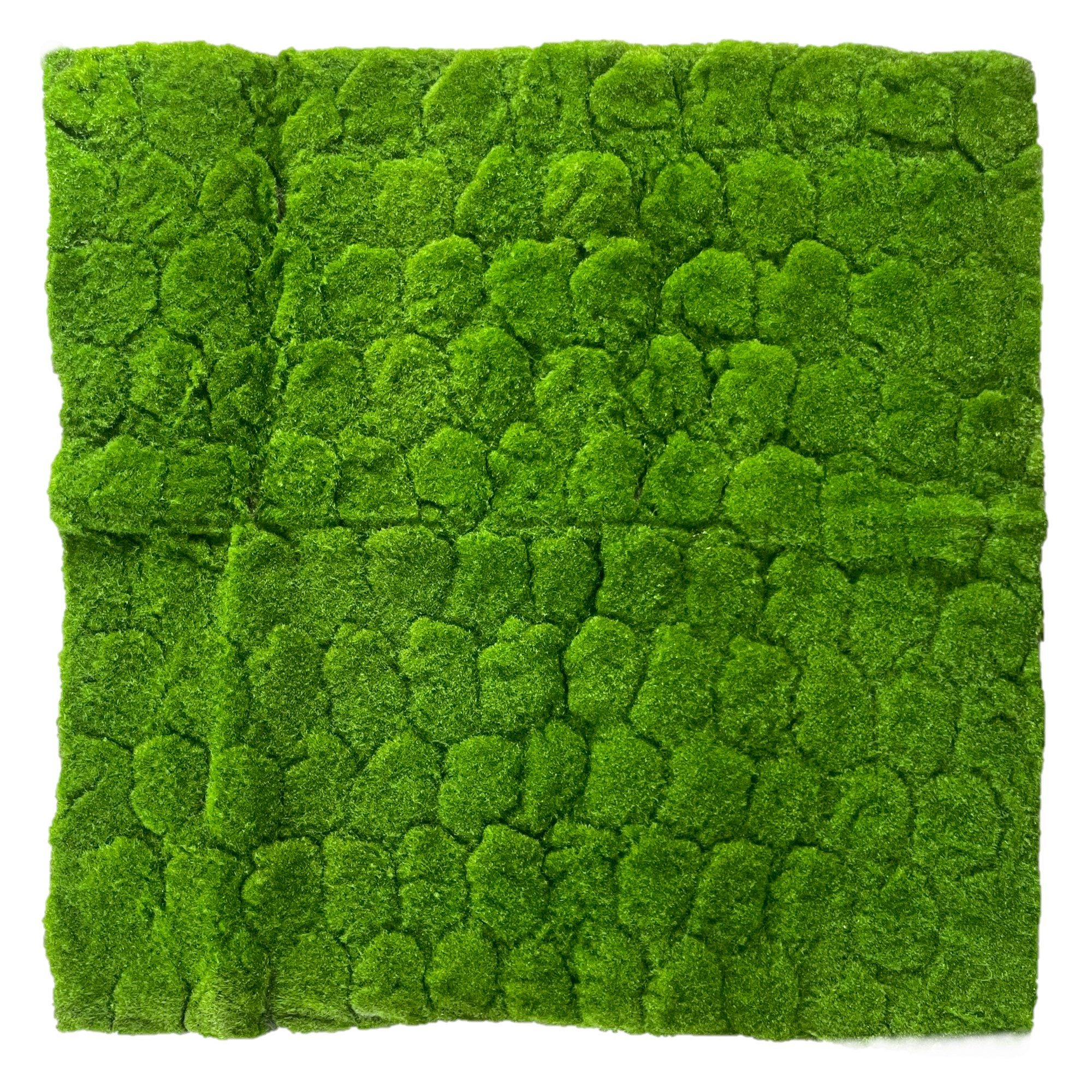 Kunstgras Künstliches Moos 100 x 100 cm. Moosmatte GRÜN, Floratexx GmbH, Höhe 1.50 cm