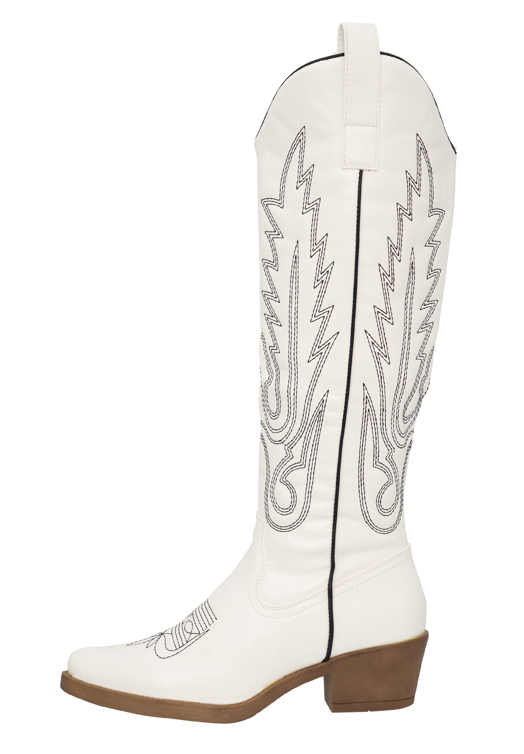 Salinyang Damen Cowboy Boots mit Stickerei – Western Boots im Cowboystil Stiefel