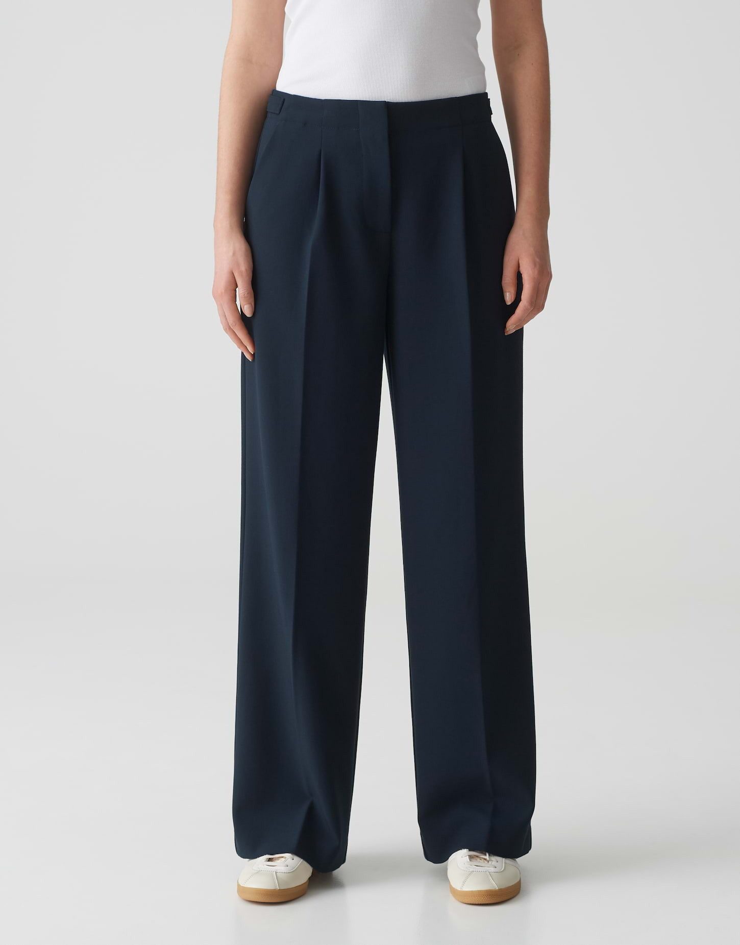 OPUS Stoffhose Extra Wide Leg Pants MAIGA PALAZZO aus Twill-Ware günstig online kaufen
