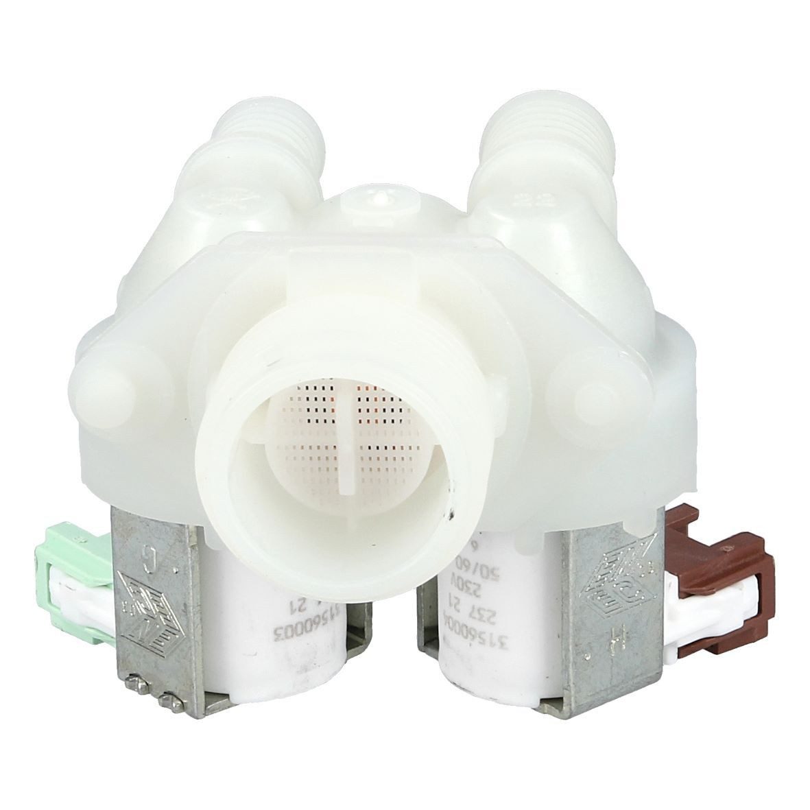 easyPART Durchflussschalter wie Electrolux 8074876221 Magnetventil 2-fach 180°, Waschmaschine