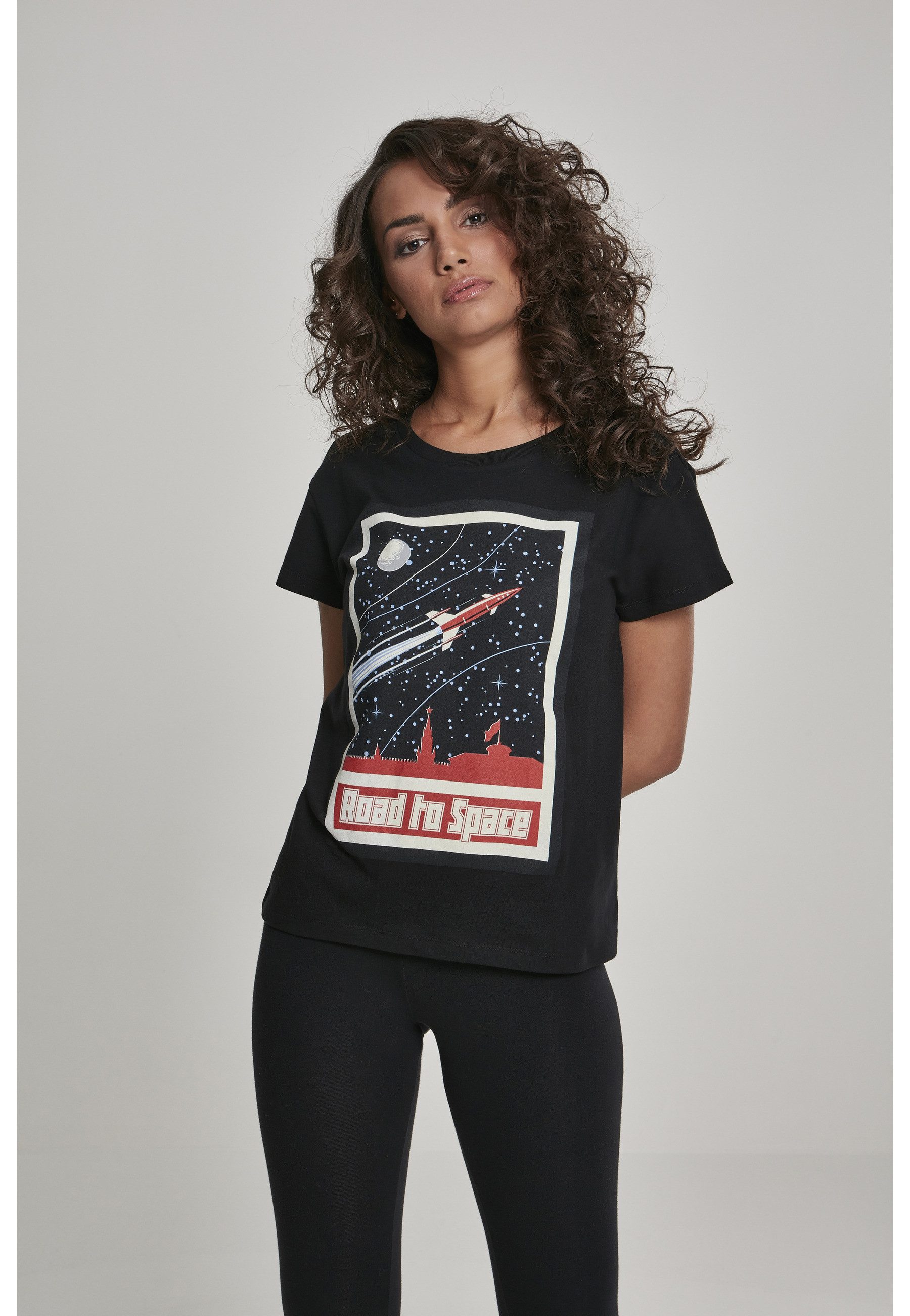 Miss Tee T-Shirt Miss Tee Damen Ladies Road To Space Box Tee (1-tlg)