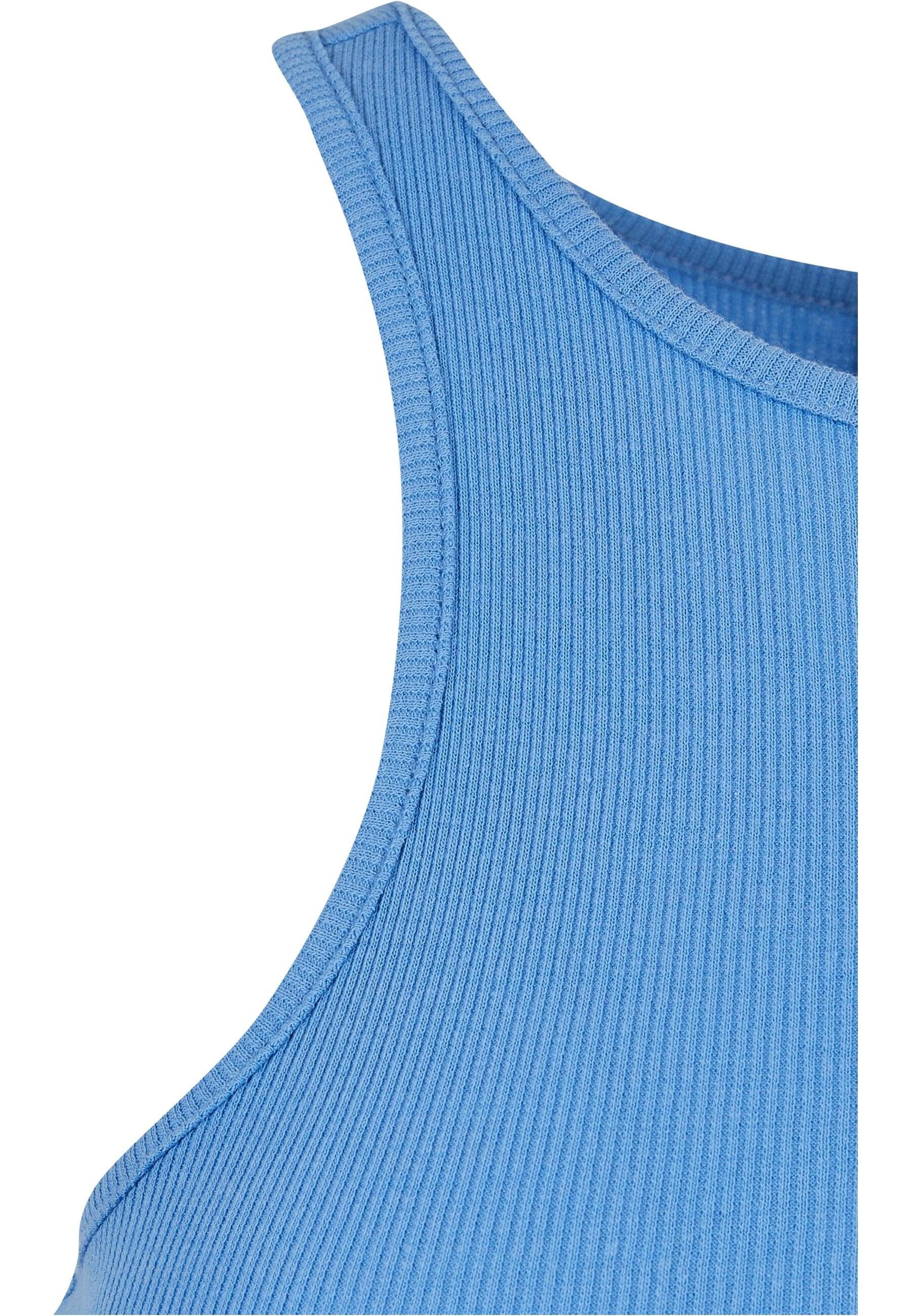 URBAN CLASSICS horizonblue (1-tlg) Cropped T-Shirt Rib Ladies Damen Top
