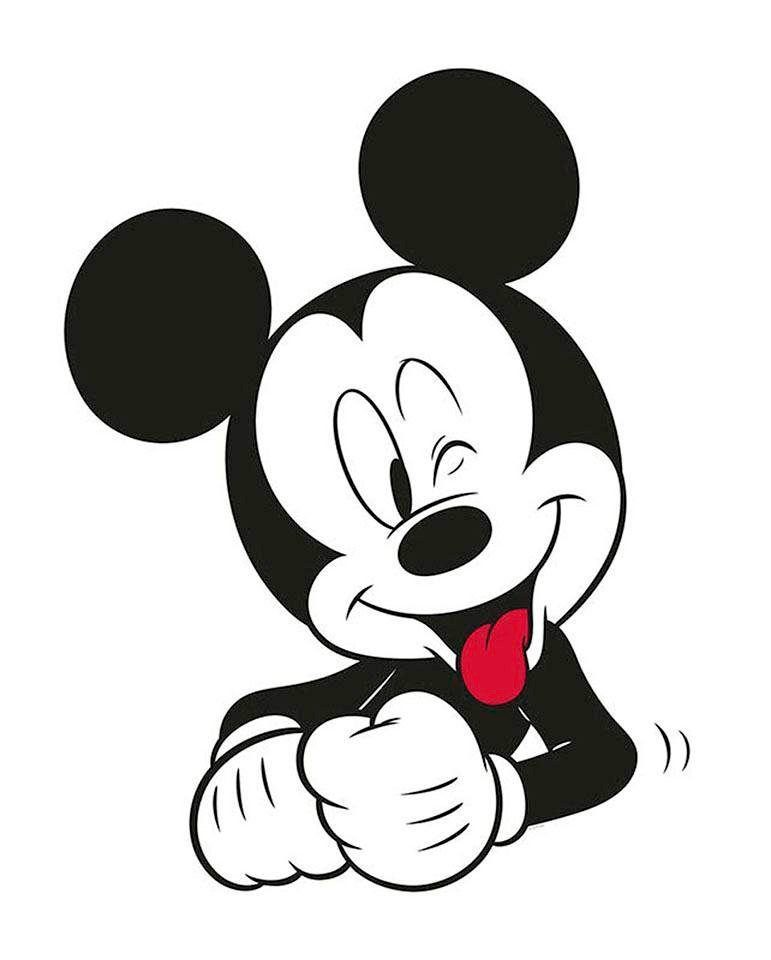 Komar Bild Mickey Mouse Funny, Disney (1 St), Wandbild zur Dekoration im Kinderzimmer - ohne Rahmen