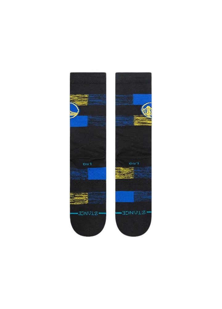 Stance Socken Tagessocke Crew Warriors Cryptic schwarz/blau - 1 Paar