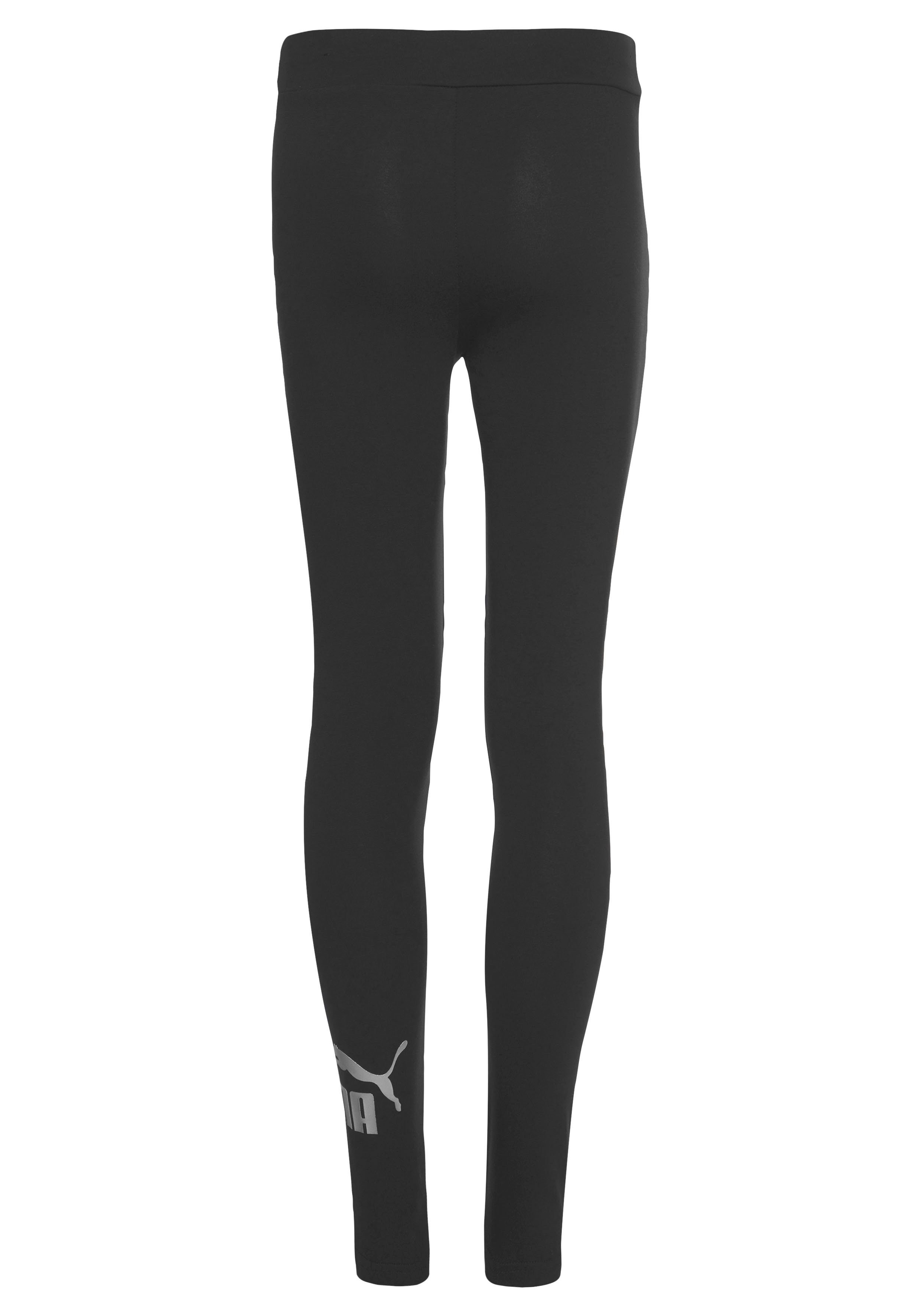 Leggings G PUMA Black ESS+ LEGGINGS LOGO