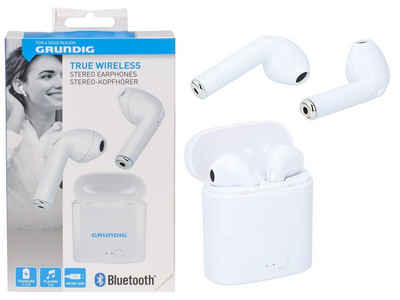 Grundig In-Ear 5.0 Bluetooth Wireless Earbuds Kopfhörer mit USB-C & Ladecase Bluetooth-Kopfhörer (Kabellose Kopfhörer, Google Assistant, Siri, Bixby, Bluetooth, Wierless, automatisches Koppeln für ein kompromissloses kabelloses Hörerlebnis)