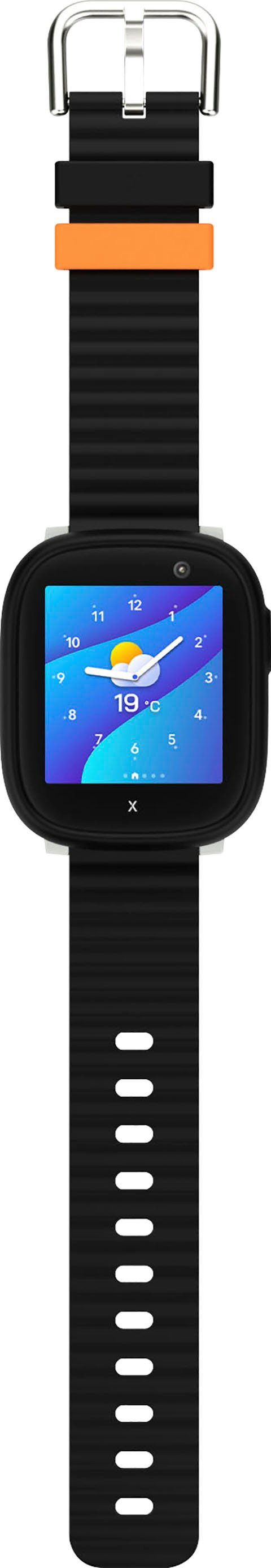 Xplora X6Play Kinder- Smartwatch Wear) Android cm/1,52 schwarz/schwarz (3,86 Zoll