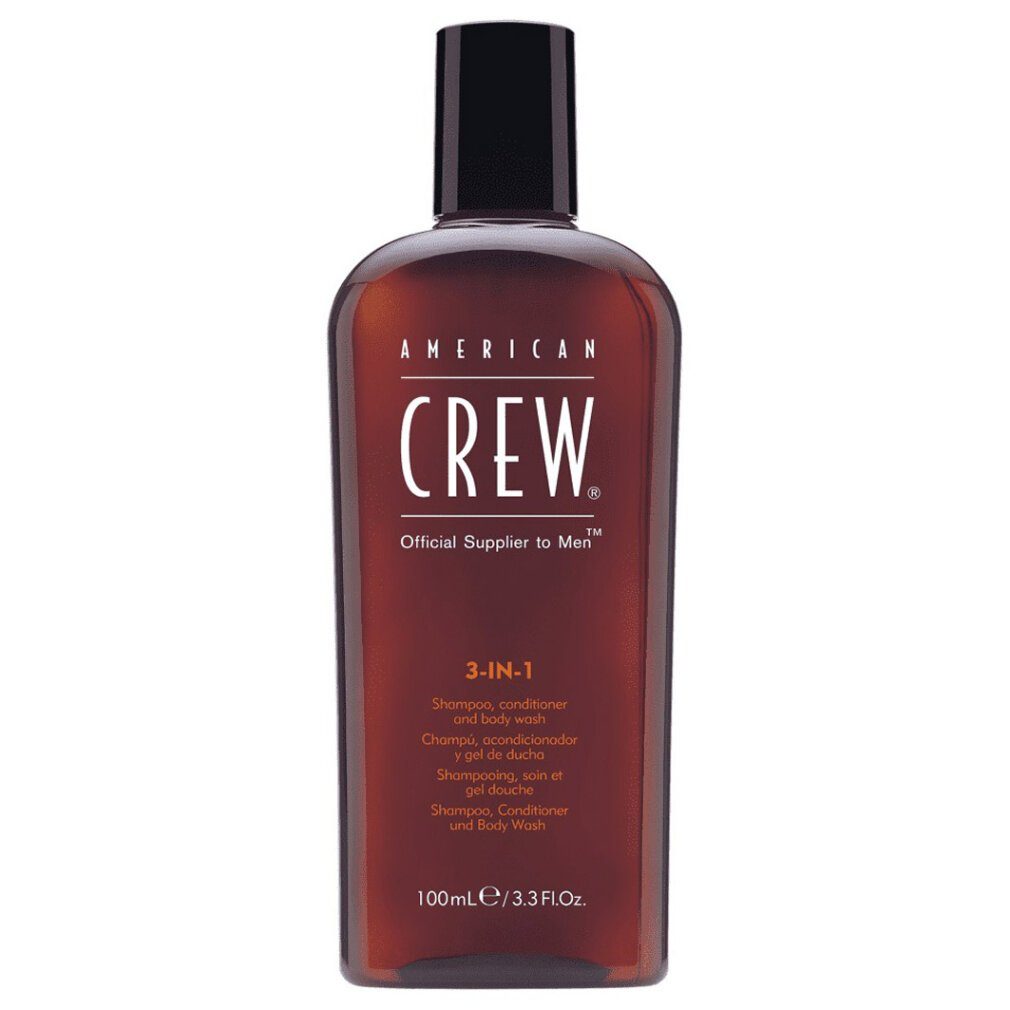 AMERICAN Haarshampoo shampoo, conditioner and shower gel Crew 3-In-1, 100ml
