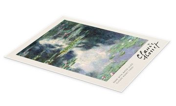 Posterlounge Poster Claude Monet, Teich mit Seerosen, 1906, Wohnzimmer Malerei