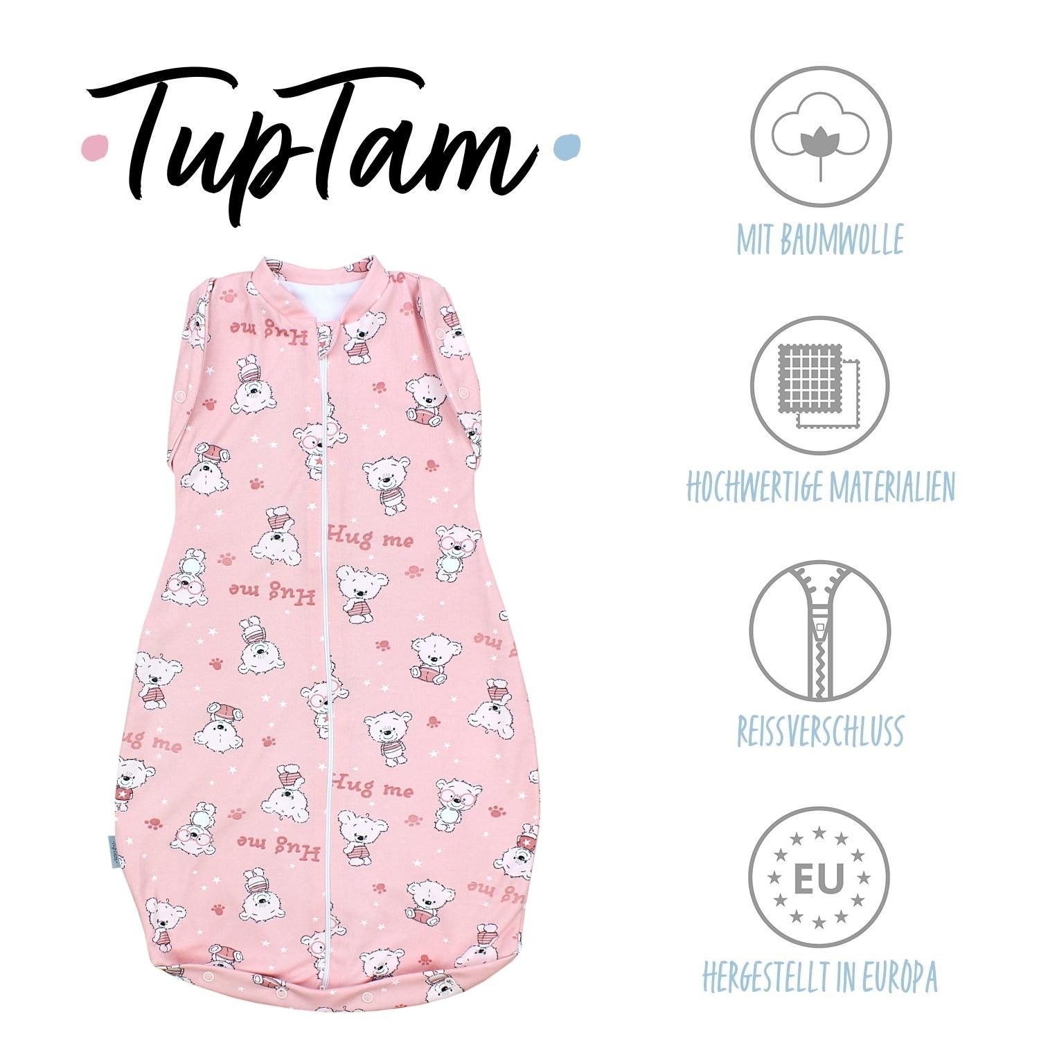 TupTam Pucksack Unisex Baby 2.5 TOG Komfortable Wattierte Pucksack 0-3, 3-6 Monate