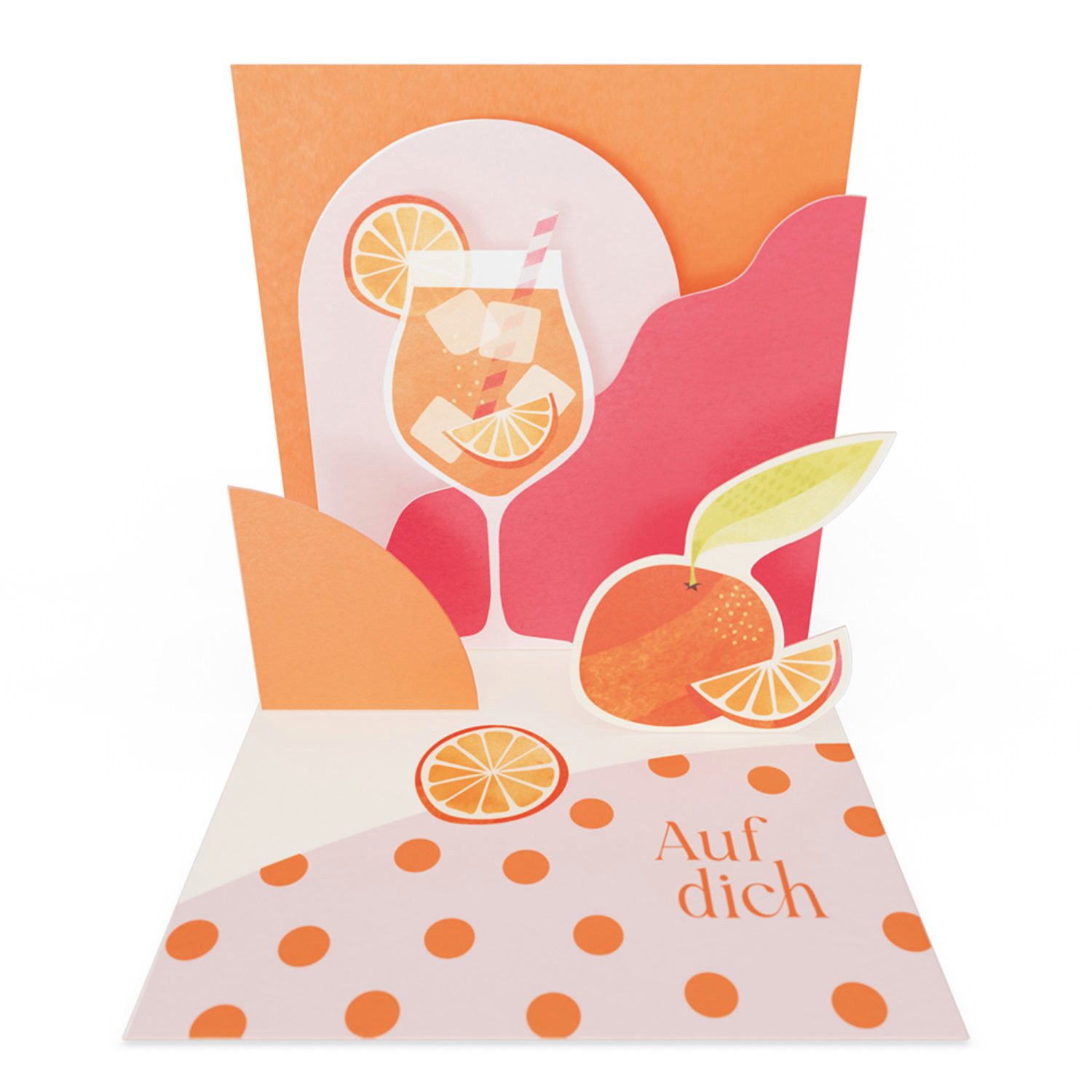 Grafik Werkstatt Glückwunschkarte Mini Pop-Up Karte Happy Birthday to you, 9 x 9 cm