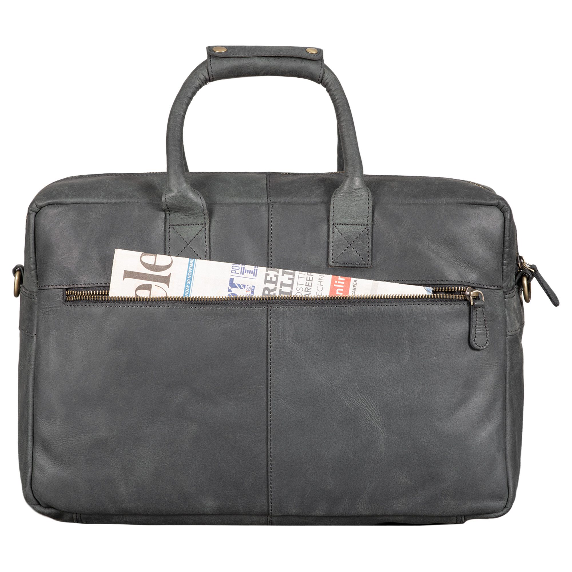 STILORD Laptoptasche "Henri" Bürotasche Leder