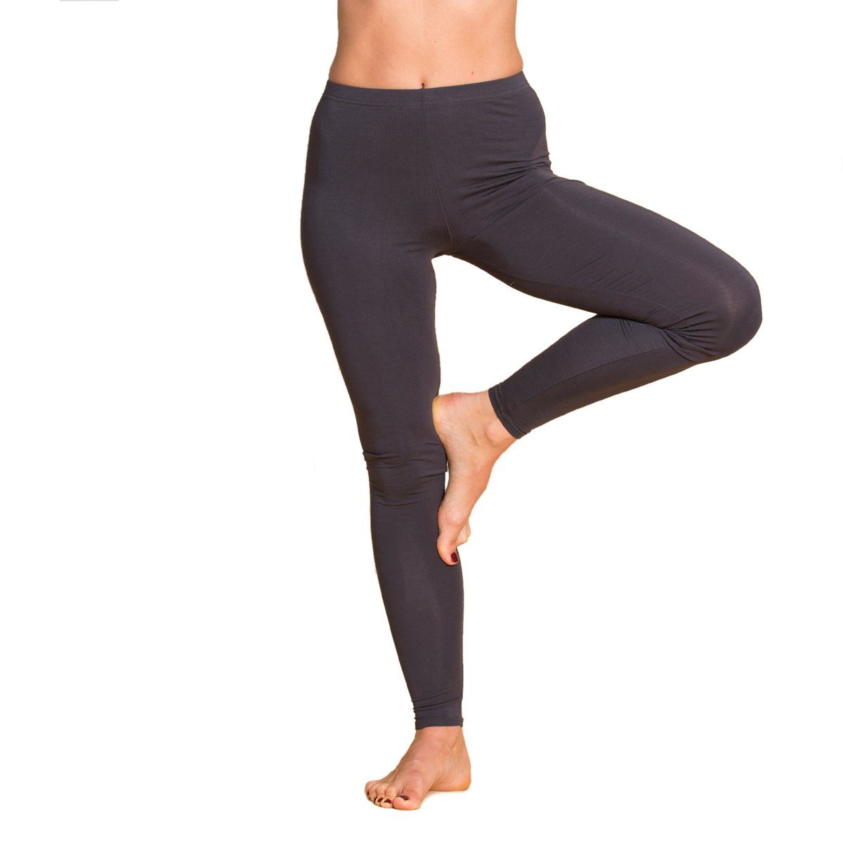 PANASIAM Leggings Einfarbige Leggings aus natürlicher günstig online kaufen