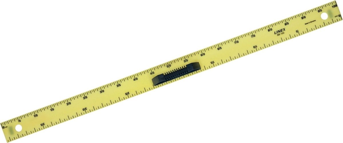 Linex Lineal Tafel-Lineal BB100 100cm gelb (10 Stück)
