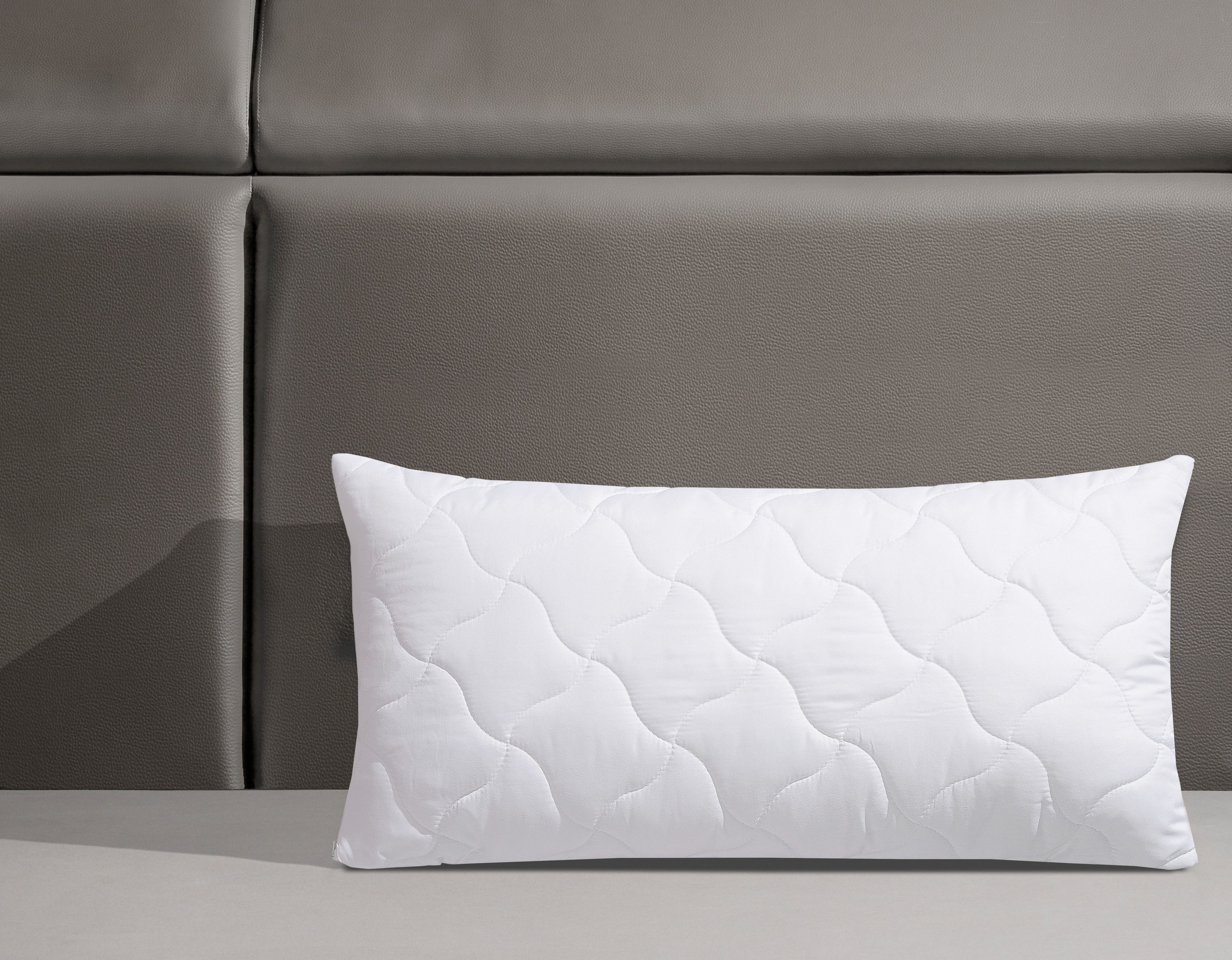 OTTO home Microfaserkissen Fantasy Kopfkissen 40x80 oder 80x80 cm, Made in Germany, Füllung: 100% ökologisches, klimaregulierendes Polyester, Bezug: Polyester o – Bild 2 von 5