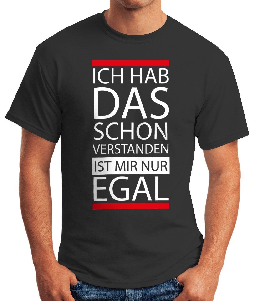 MoonWorks Print-Shirt Herren T-Shirt - Ich günstig online kaufen