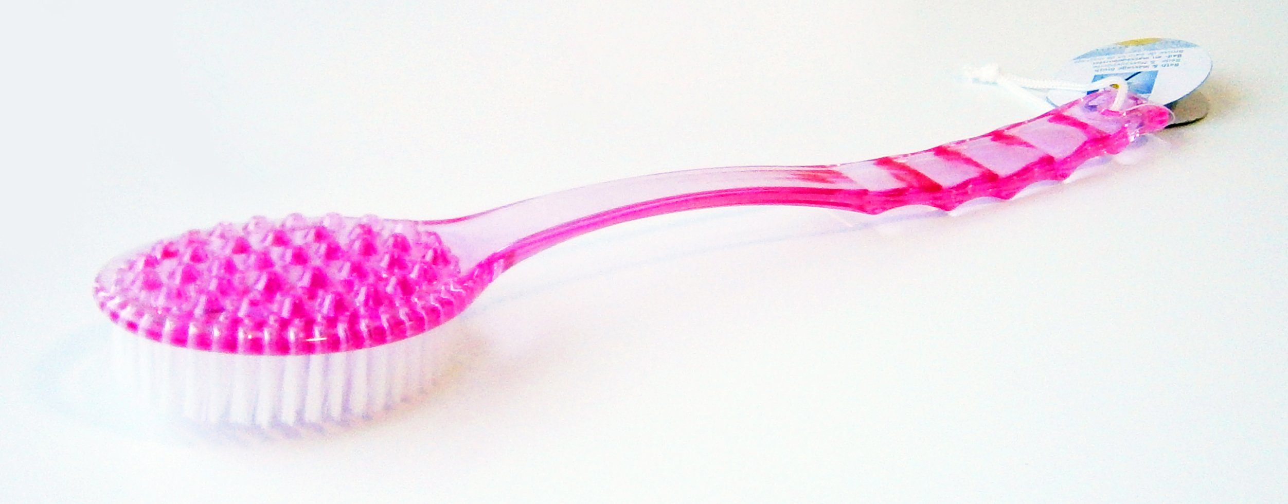 Lifetime Badebürste BADEBÜRSTE MASSAGEBÜRSTE 35cm Körperbürste Saunabürste 26 (Rosa), Rückenbürste