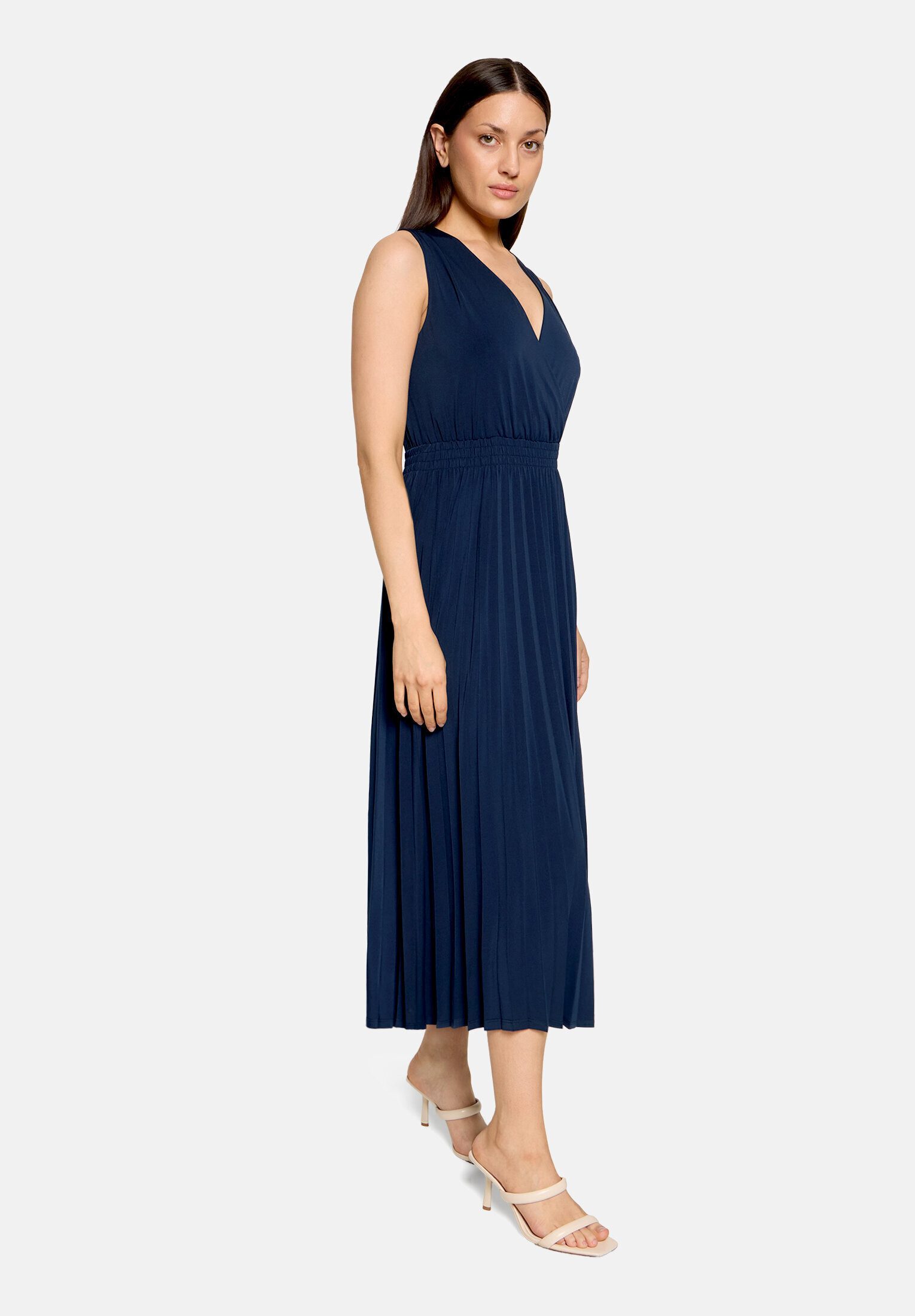 Betty&Co Plisseekleid Damen ohne Arm Plissee