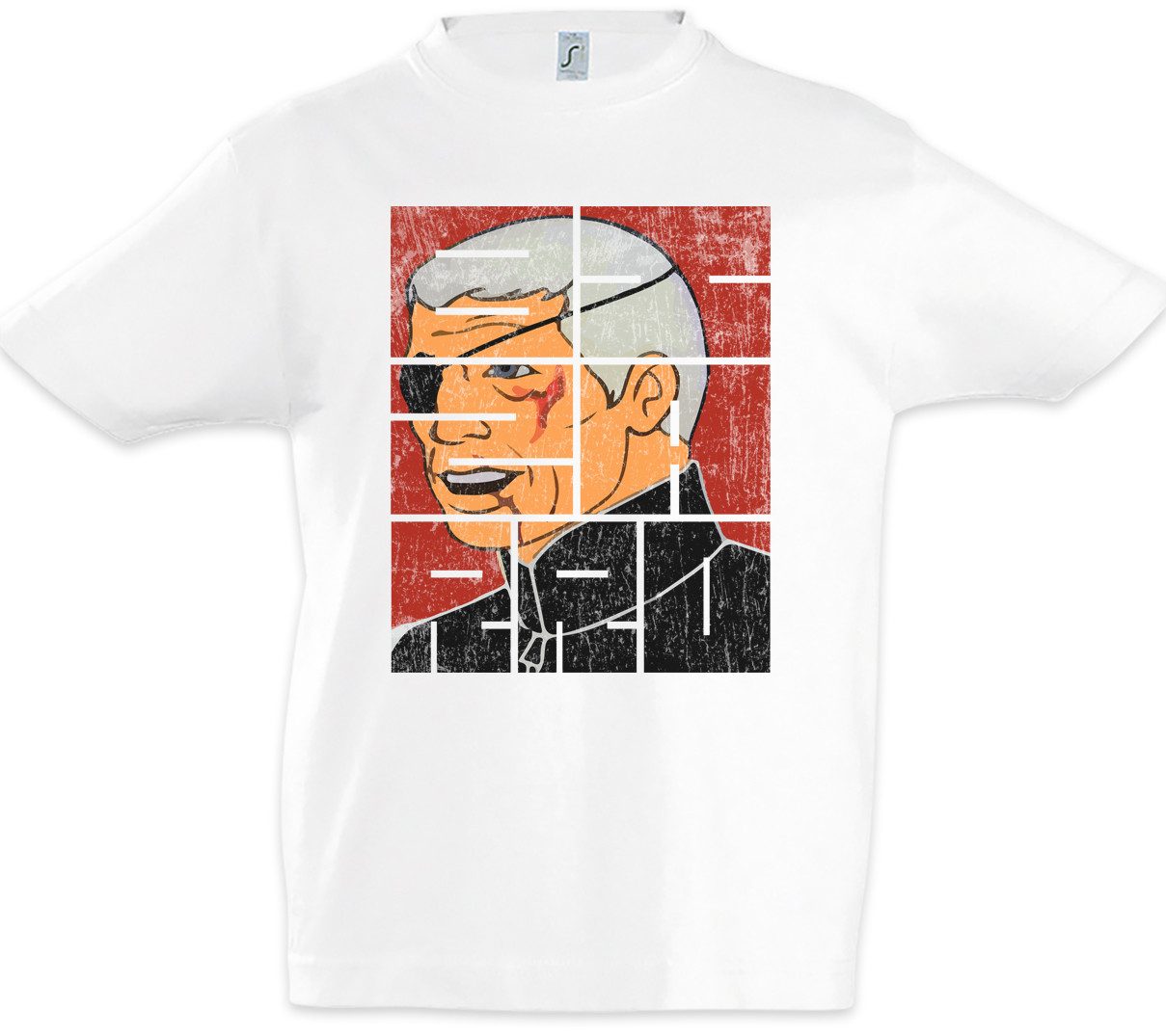 Print-Shirt Bizarro Kinder T-Shirt Steel Lab 2021 Comic Cartoon Trash Captain