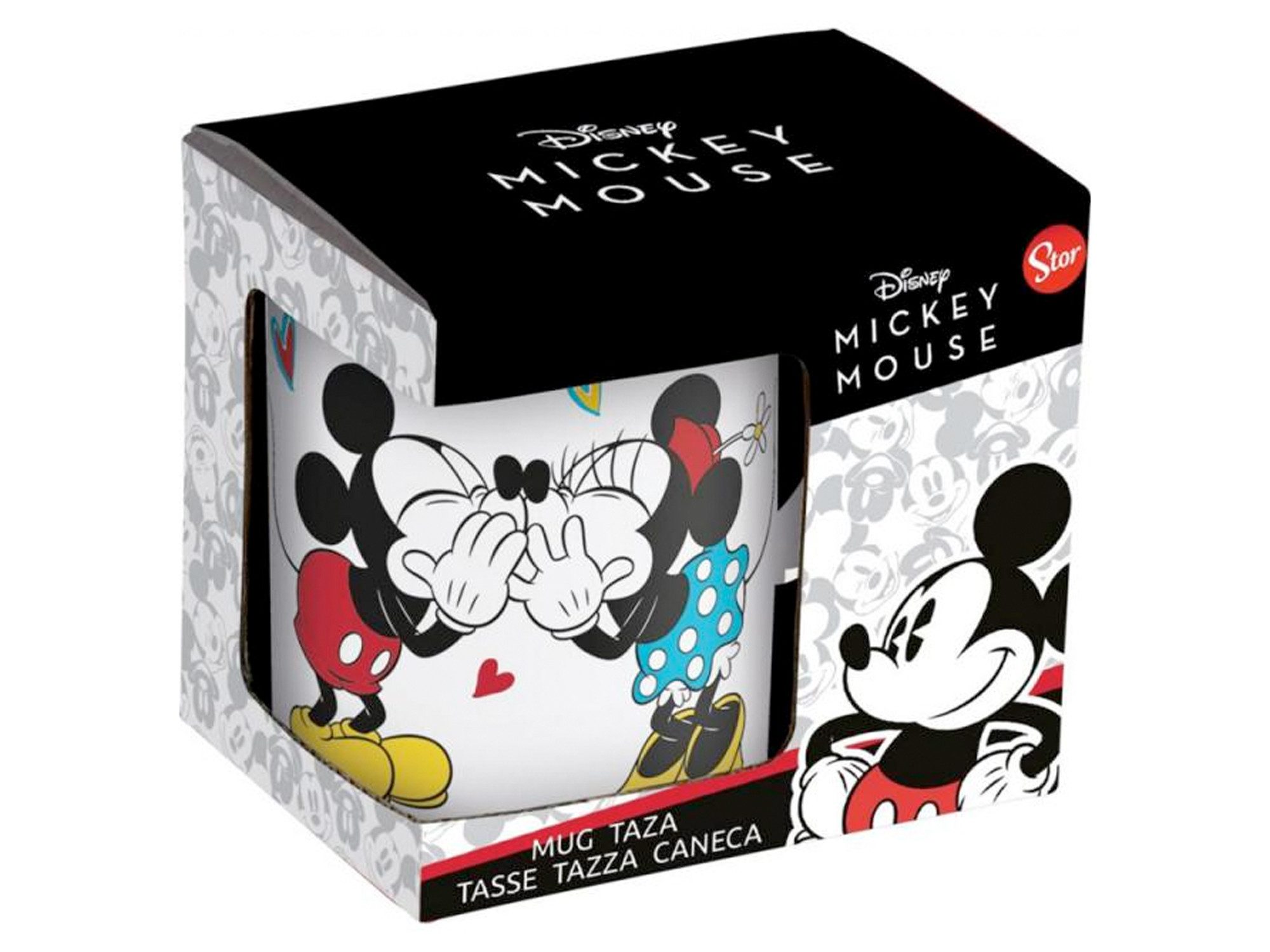 Disney Mickey Mouse Tasse Minnie & Mickey Mouse Love Tasse, 325 ml, Keramik