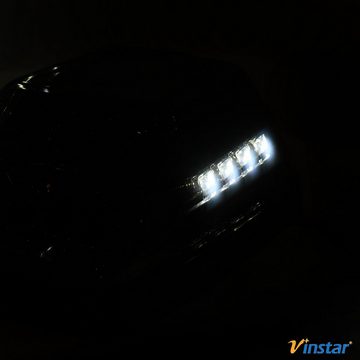 Vinstar KFZ-Ersatzleuchte 2X LED SMOKE Rauchglas Blinker Blinkleuchte für Benz, kompatibel mit: Mercedes G-Klasse W463 1989-2016