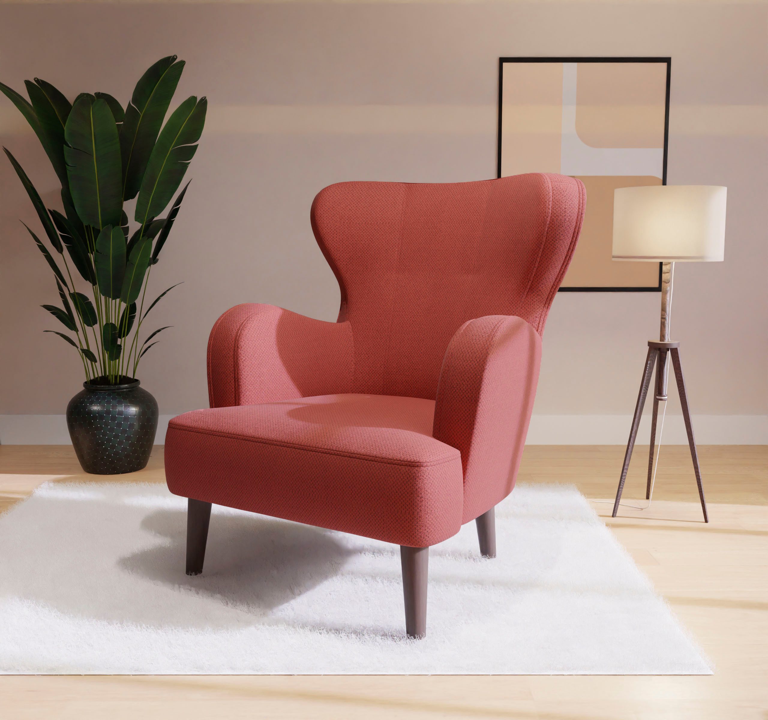 Home affaire Sessel SICILIA, moderner Ohrensessel günstig online kaufen