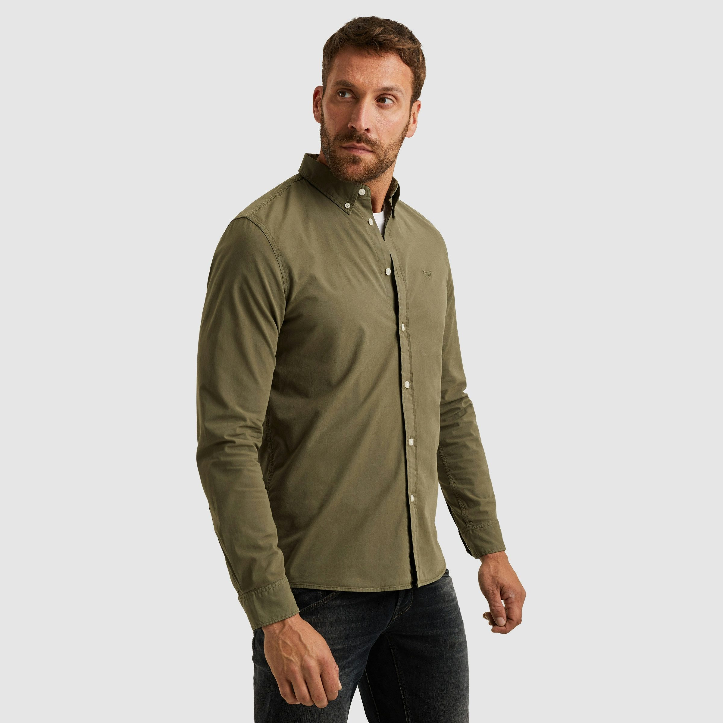 PME LEGEND Langarmhemd mit Manschetten