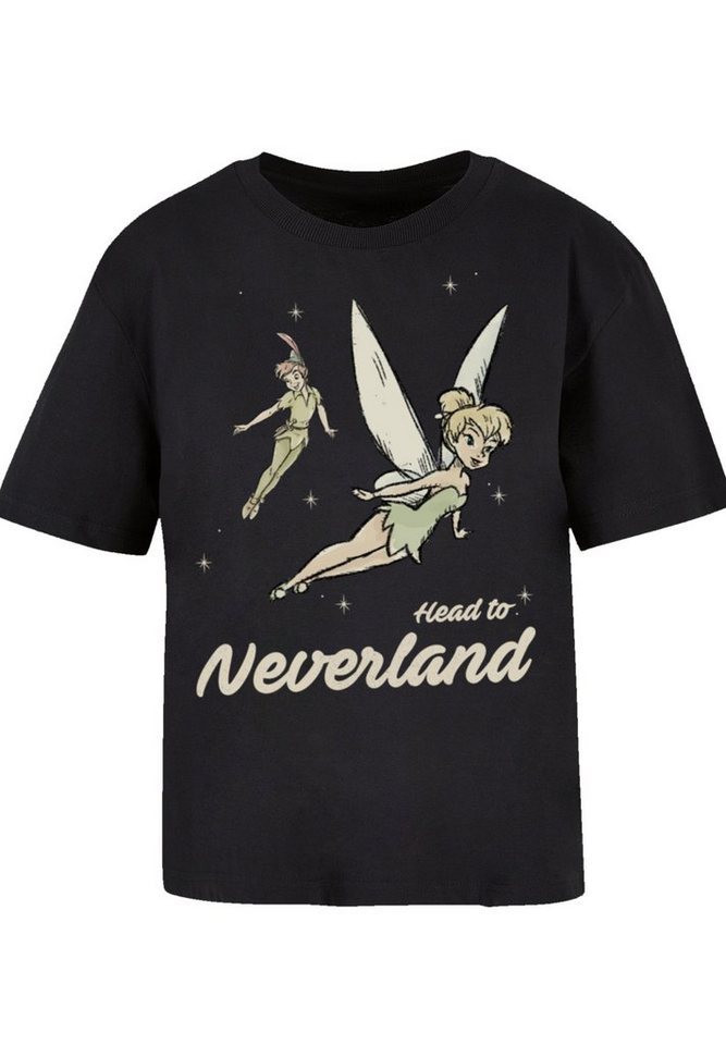 F4NT4STIC T-Shirt Disney Peter Pan Head To Neverland Premium Qualität,  Komfortabel und vielseitig kombinierbar