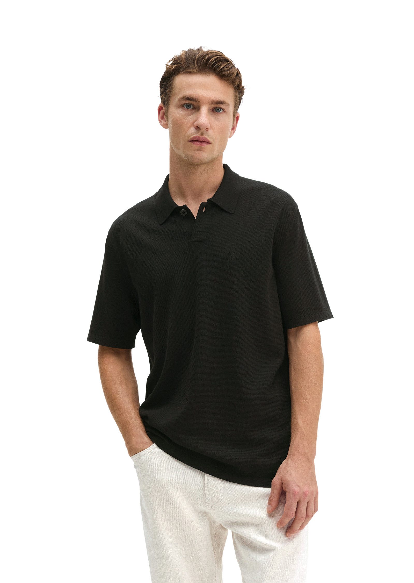 Marc O'Polo Poloshirt aus reiner Bio-Baumwolle