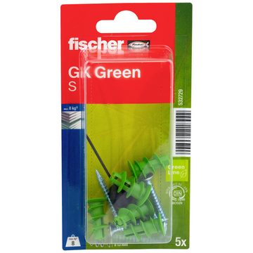 fischer Dübel-Set Fischer GK Green S K NV Gipskartondübel 22 mm 532729 1 Set