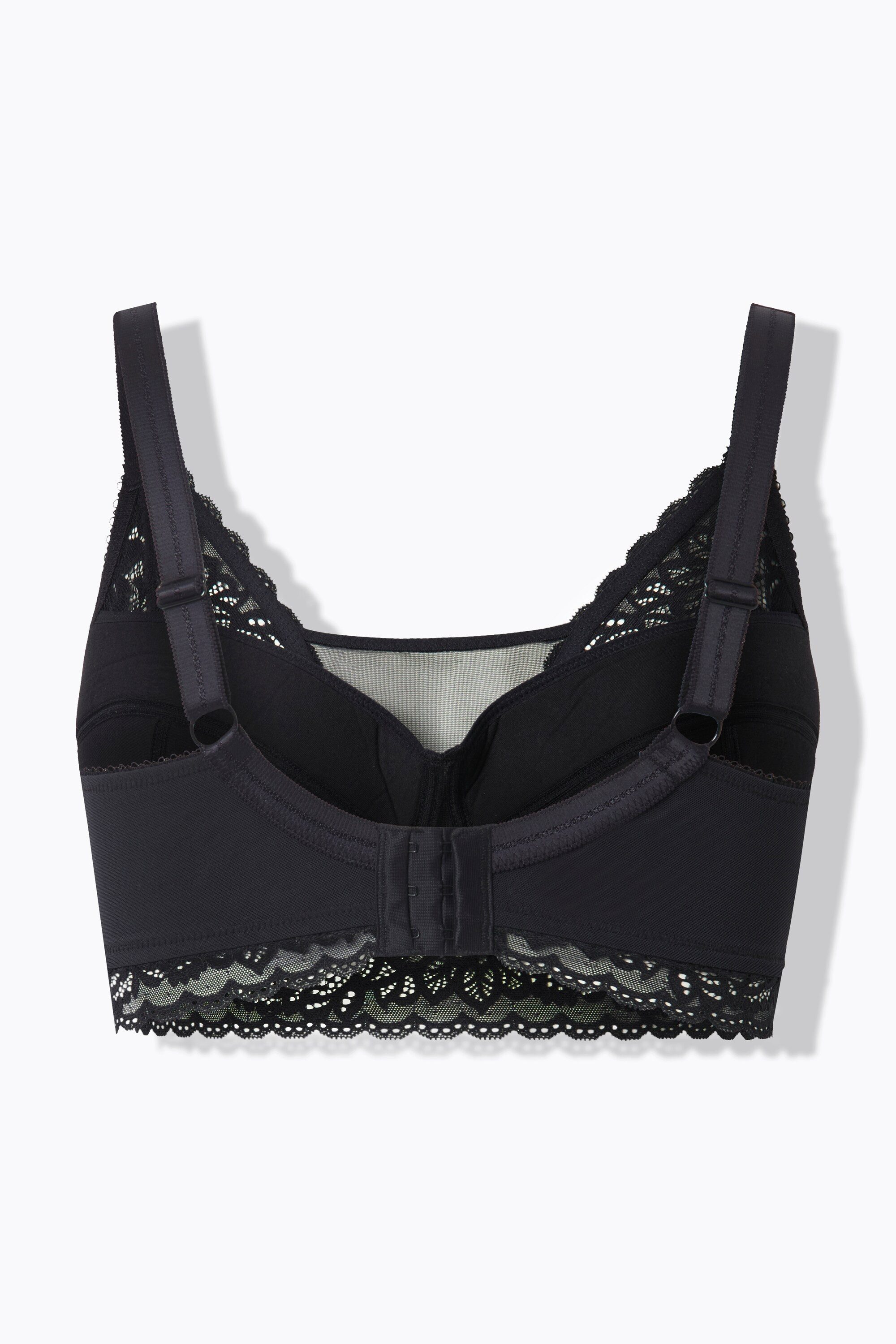 Ulla Popken Bügelloser BH TruYou Bralette Softschalen Spitze ohne Bügel – Bild 4 von 4