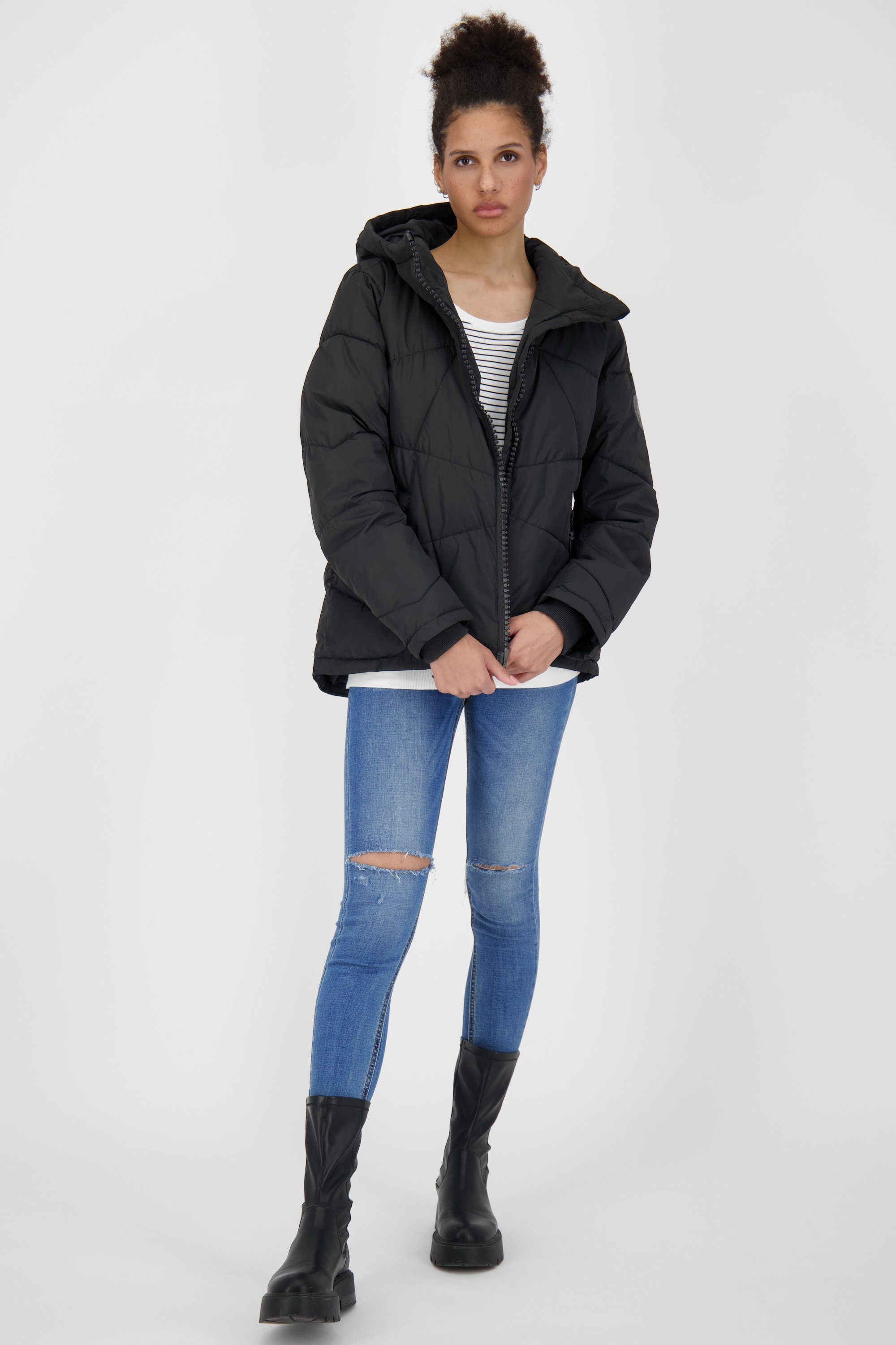 Alife & Kickin Winterjacke KasandraAK Winterjacke, Damen Jacke A gefütterte moonless Jacket