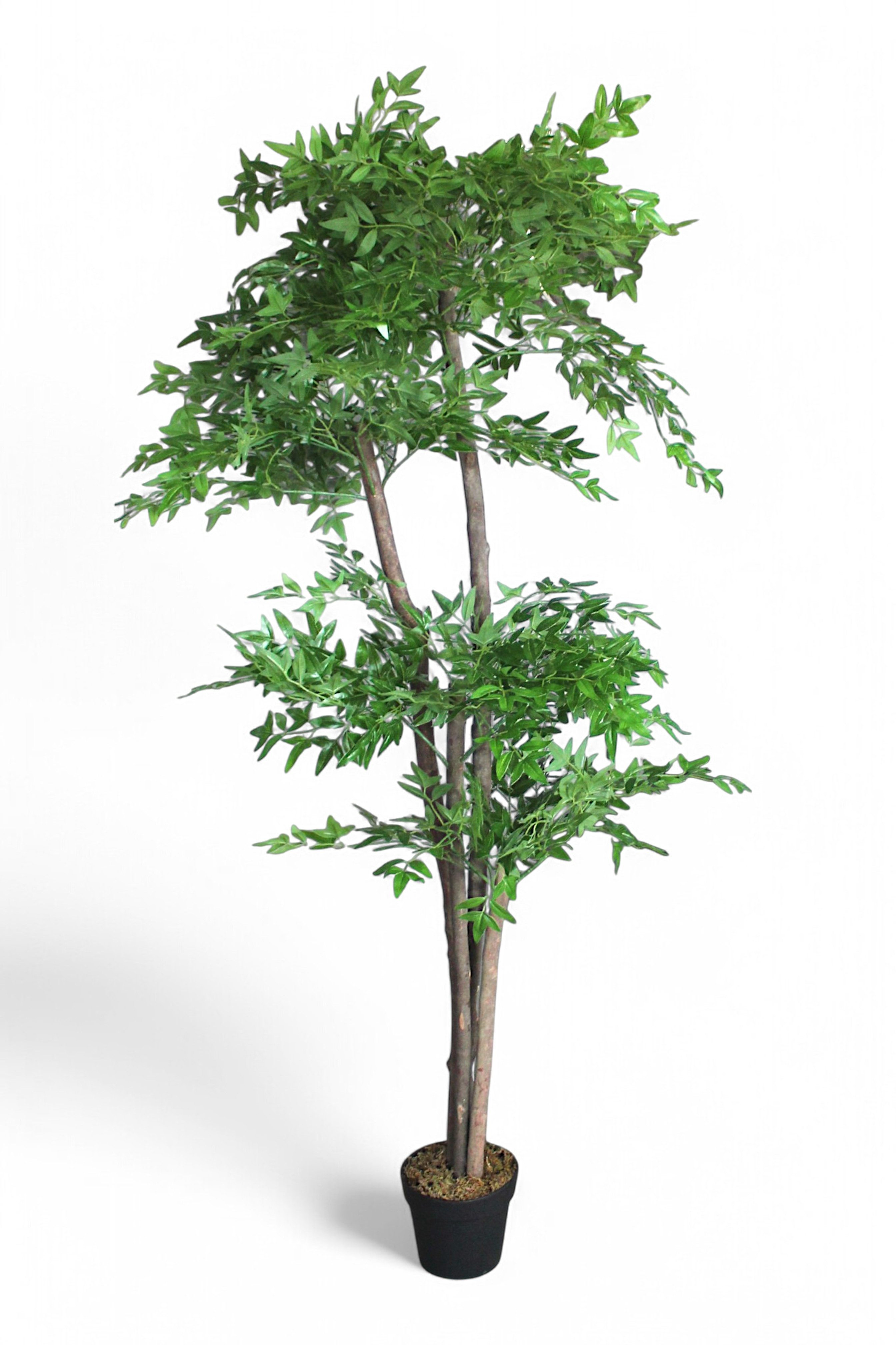 Kunstpflanze Kunstbaum Bambus 1530 Blätter große künstliche Pflanze Zimmerp günstig online kaufen