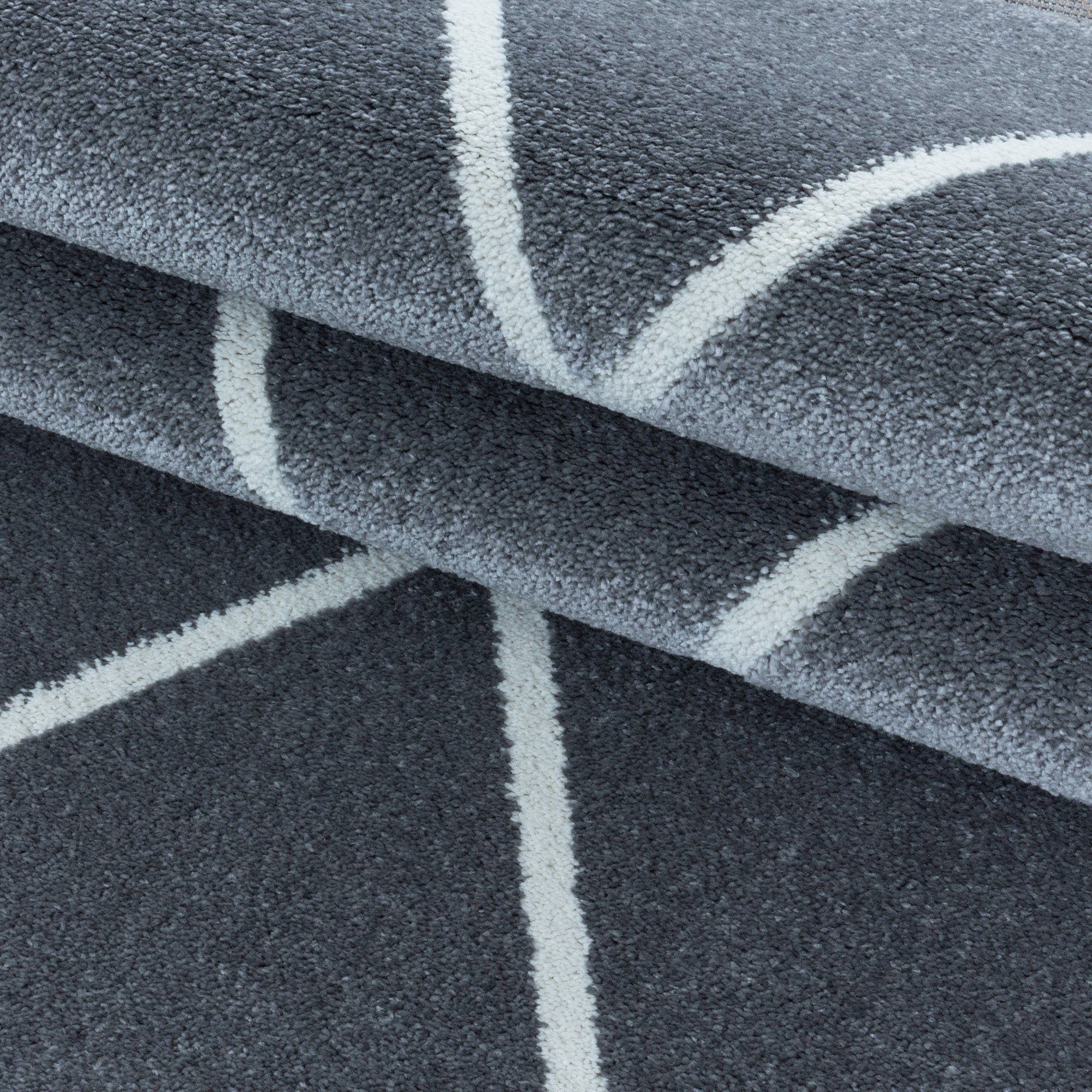 Ayyildiz Teppiche Teppich RIO 4601, rechteckig, Höhe: 8 mm, Pflegeleicht / Strapazierfähig / Trend Colors/ Wohnzimmer