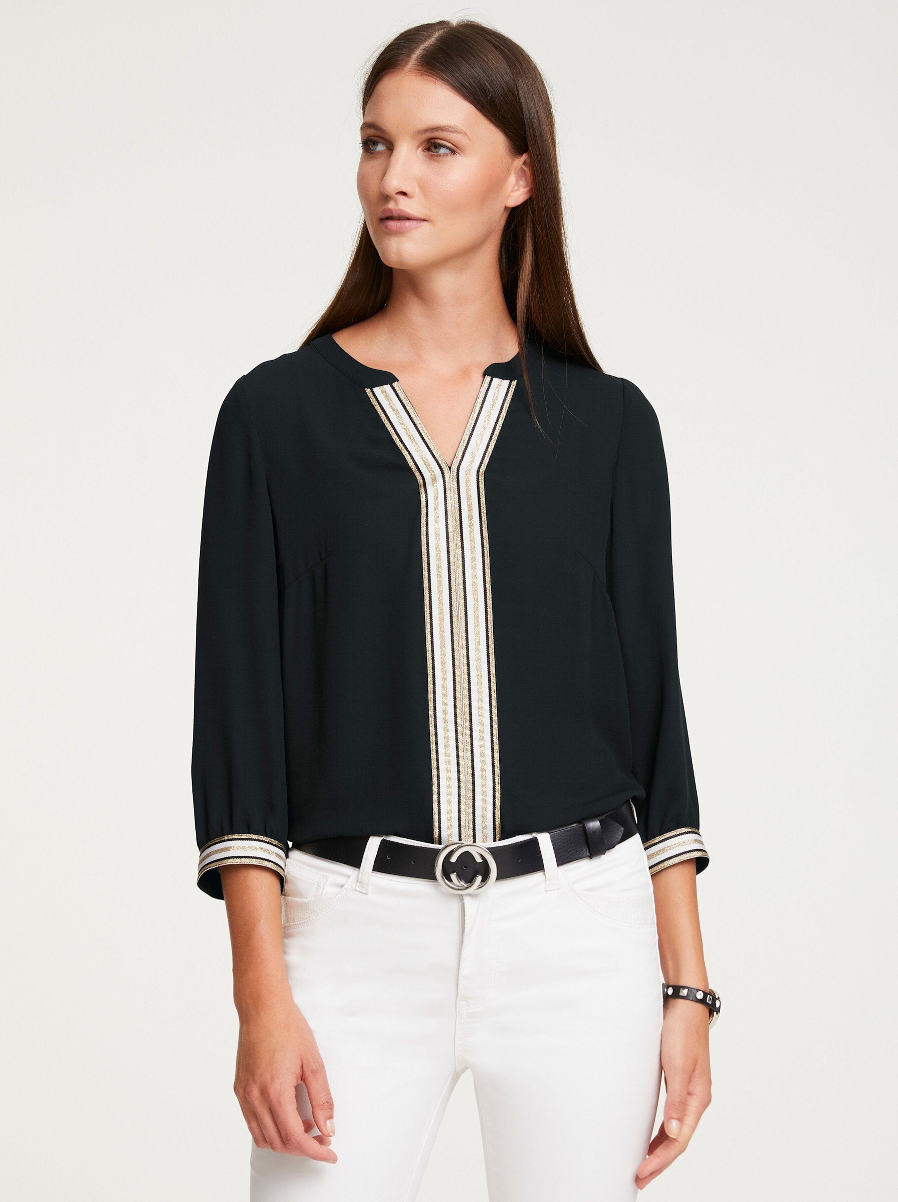 heine Klassische Bluse Bluse 3/4-Arm