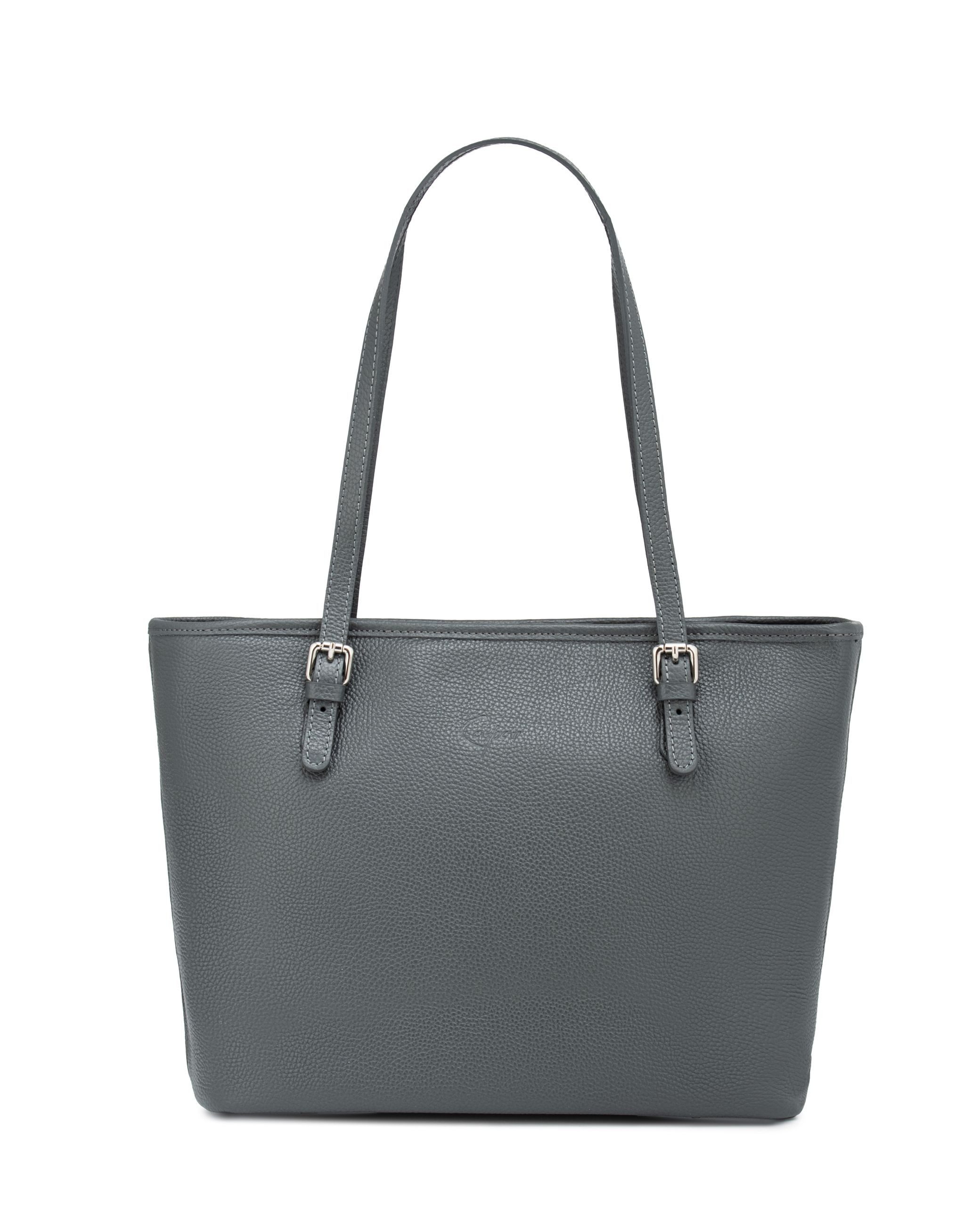 Caspar Schultertasche Leder Tote Bag Damen günstig online kaufen