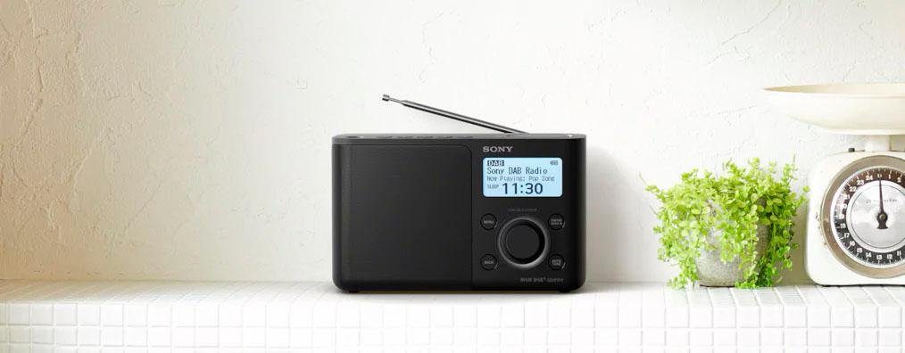 Schwarz XDR-S61D Radio (DAB), Sony FM-Tuner) (Digitalradio