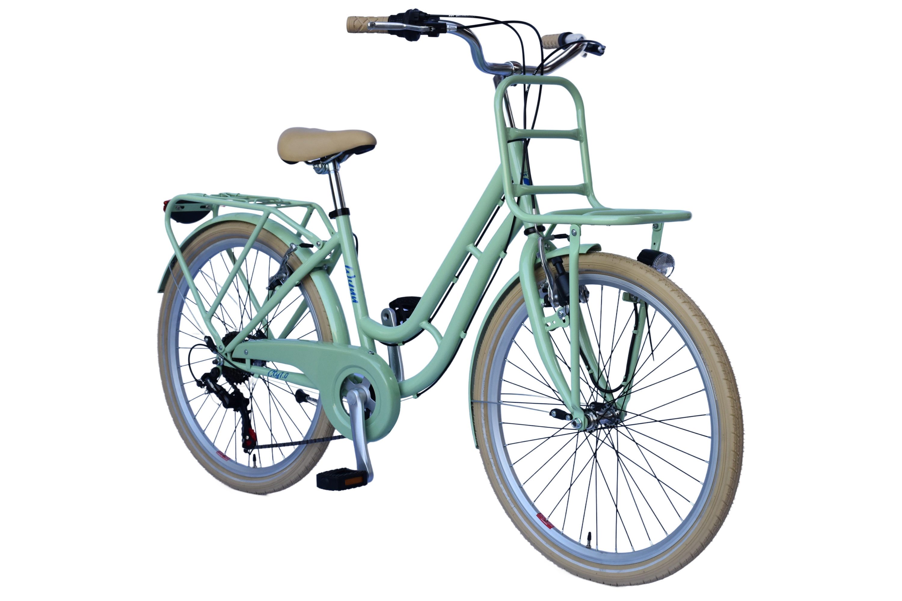 WYNN Kinderfahrrad Kinderfahrrad 24 Zoll Shimano Tourney 6 Gang V-Brake Kinder KID1.0, 6 Gang Shimano Tourney Schaltwerk, Kettenschaltung