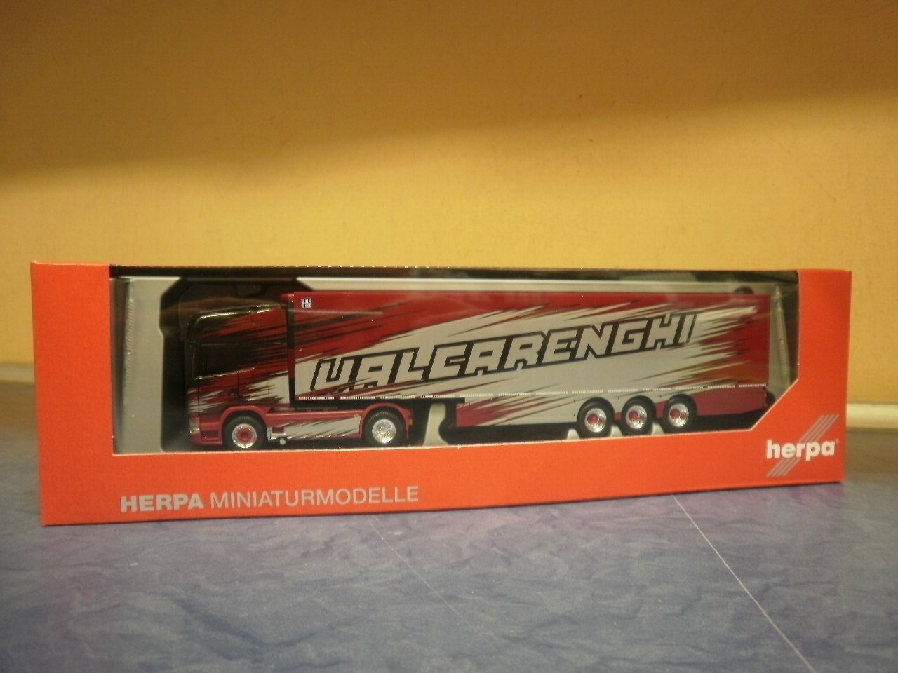 Herpa Modellauto LH Herpa 309493 Scania R`13 TL KüKoSzg, Bruno; 1:8