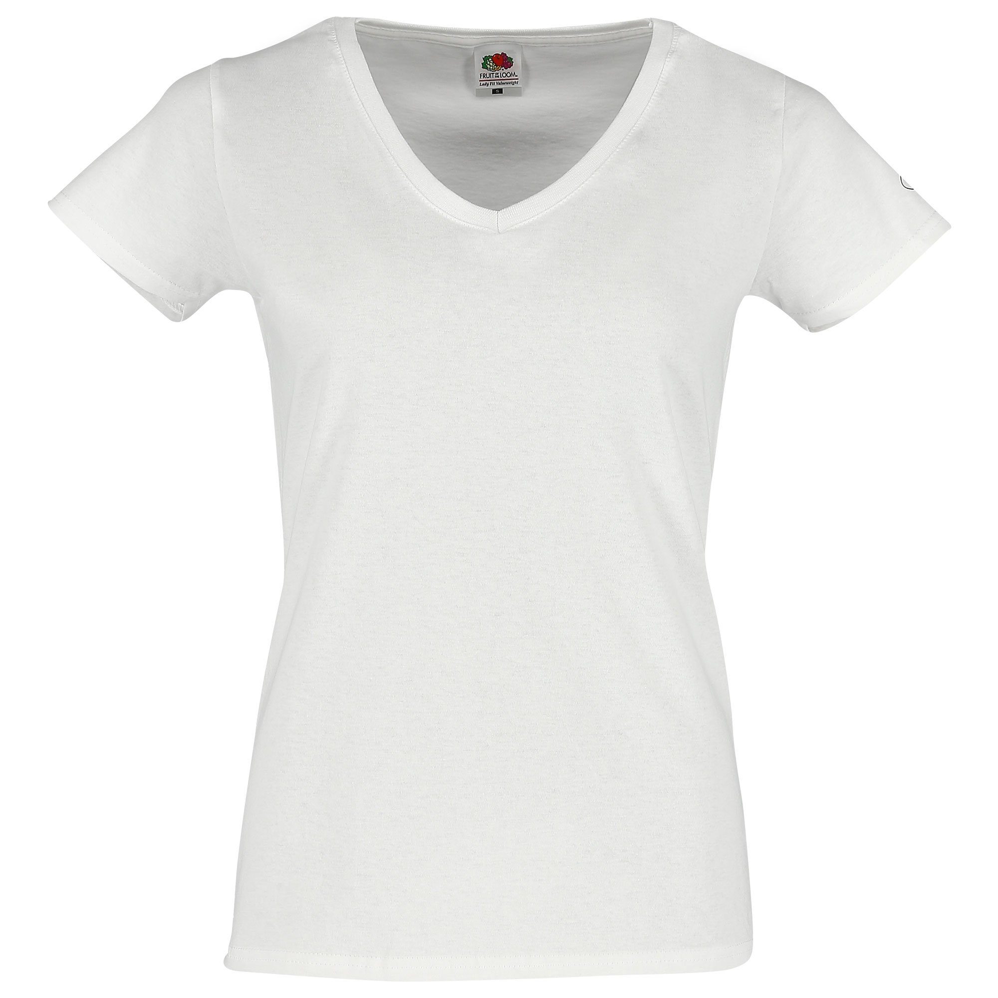 Rundhalsshirt Damen T-Shirt mit Vintage-Logo