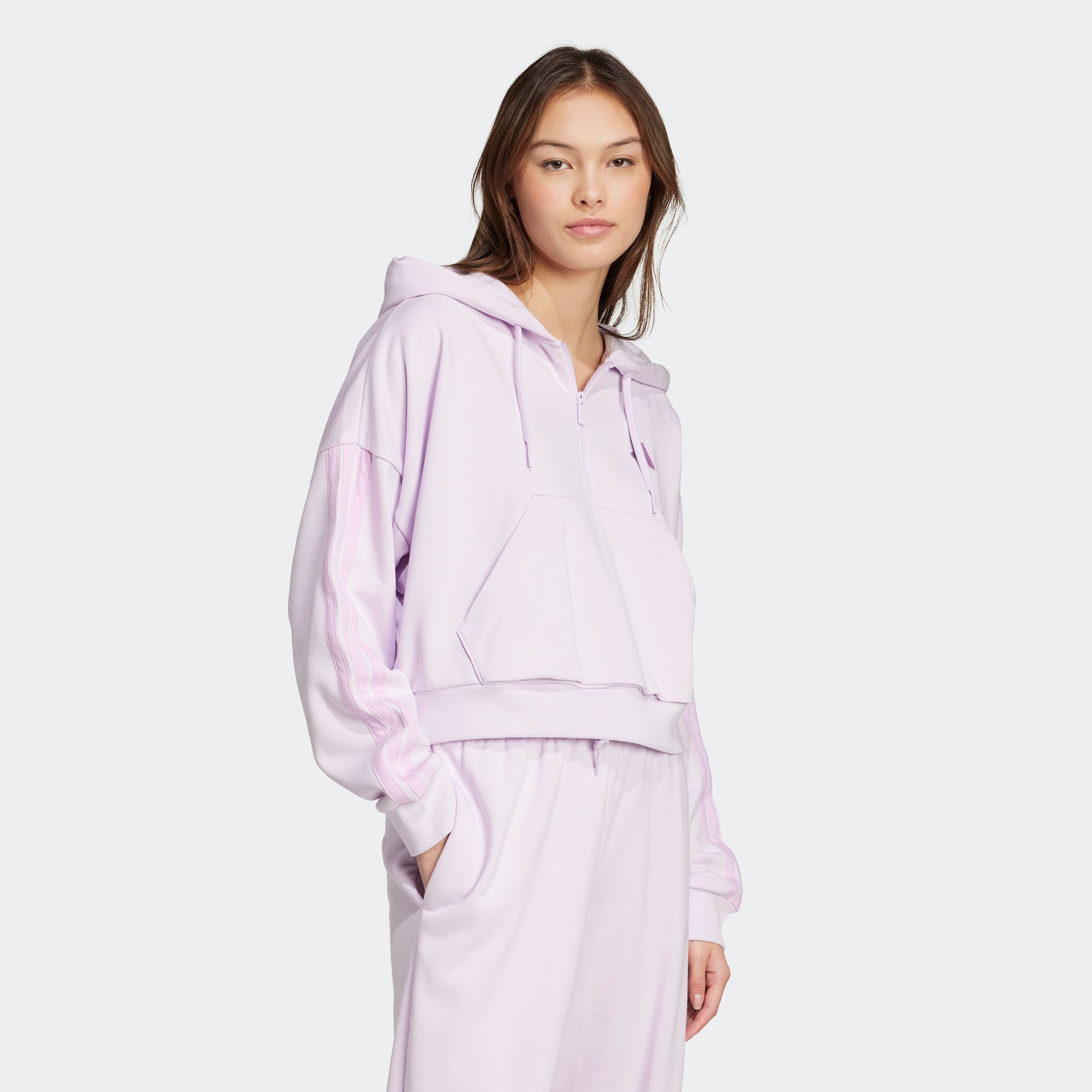 adidas Sportswear Kapuzensweatshirt W 3S FT QZ HD günstig online kaufen