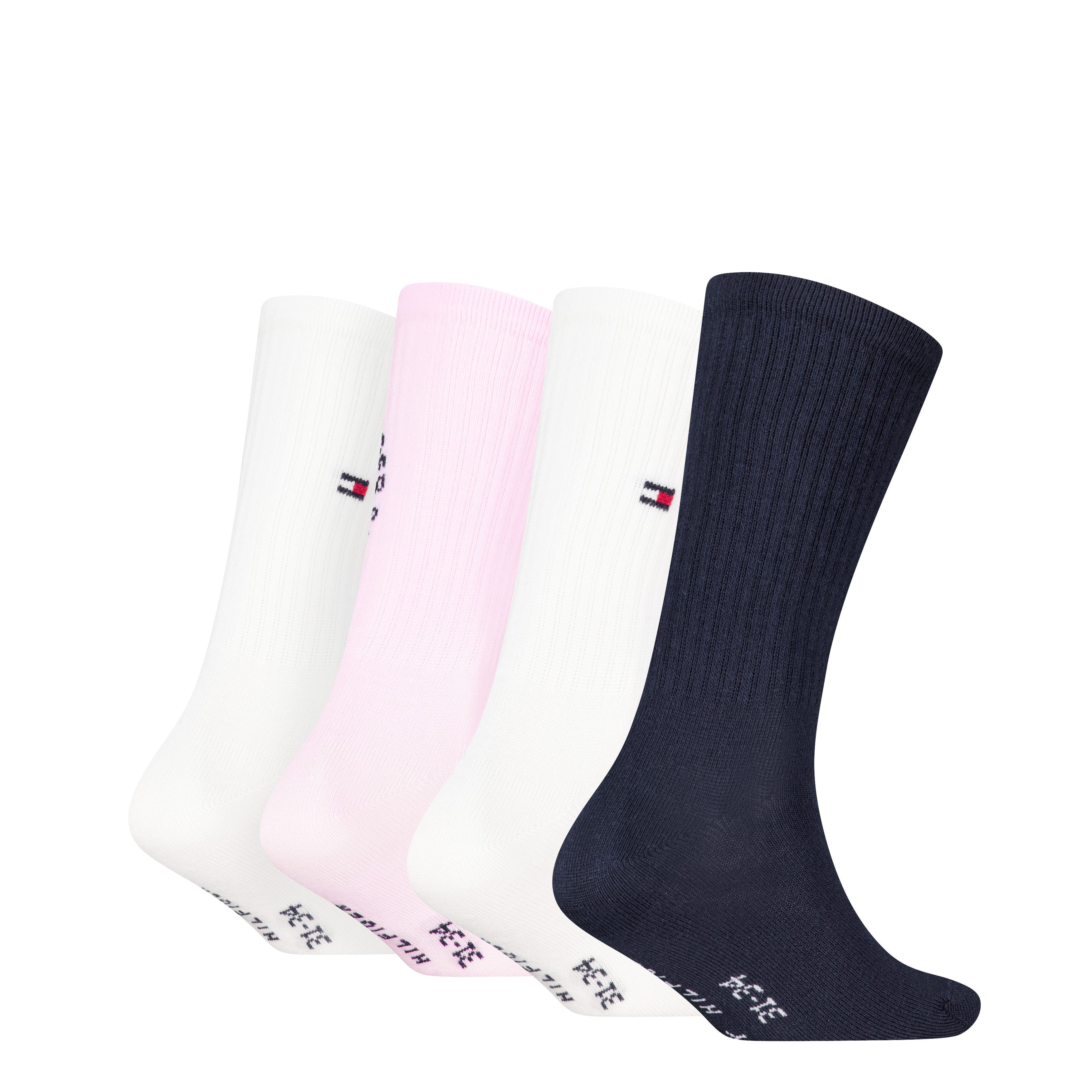 Tommy Hilfiger Socken TH KIDS SOCK 4P SPORT TOMMY SMILEY ECOM (4 Paar)