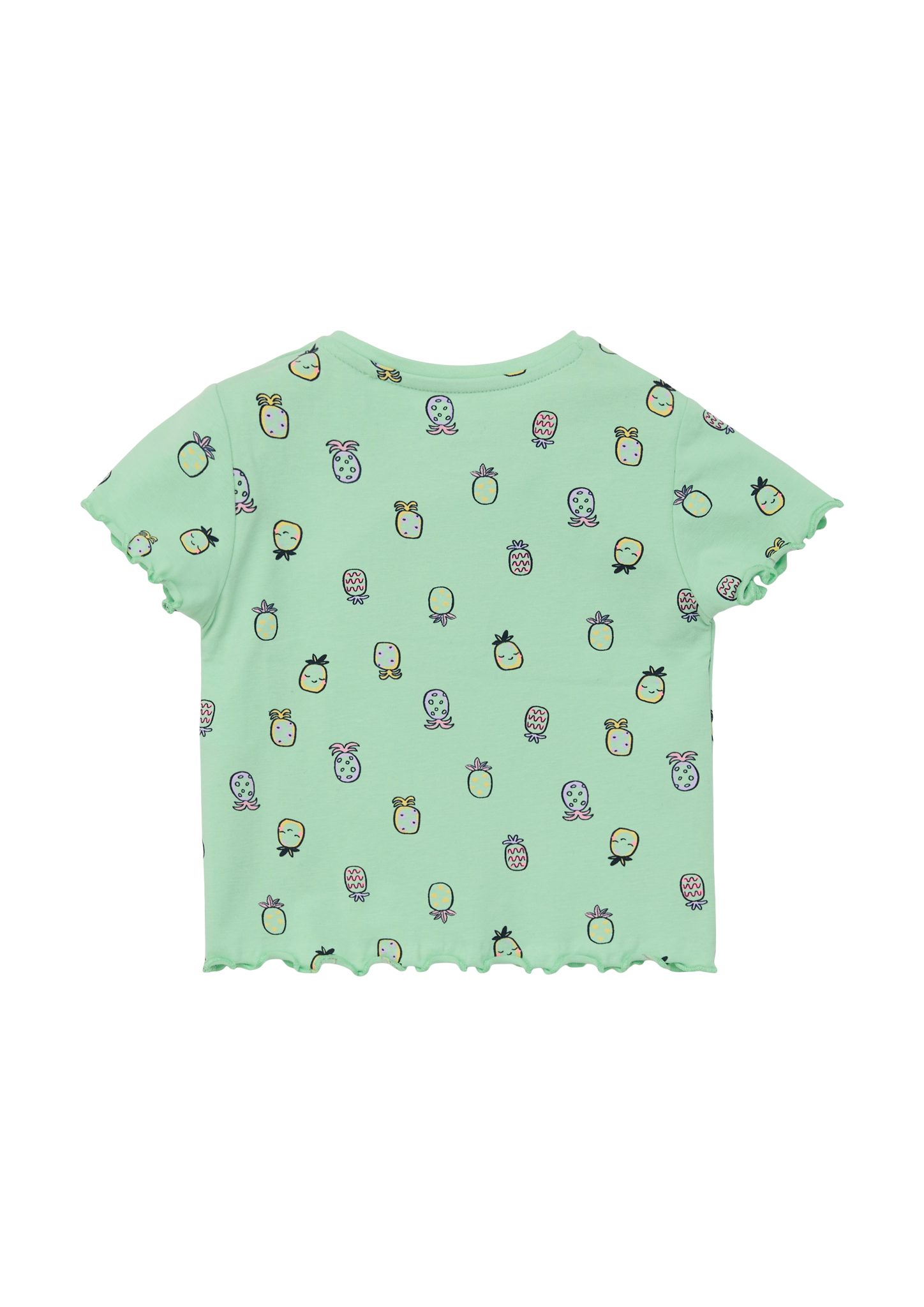 s.Oliver Kurzarmshirt T-Shirt mit Rollsaum günstig online kaufen