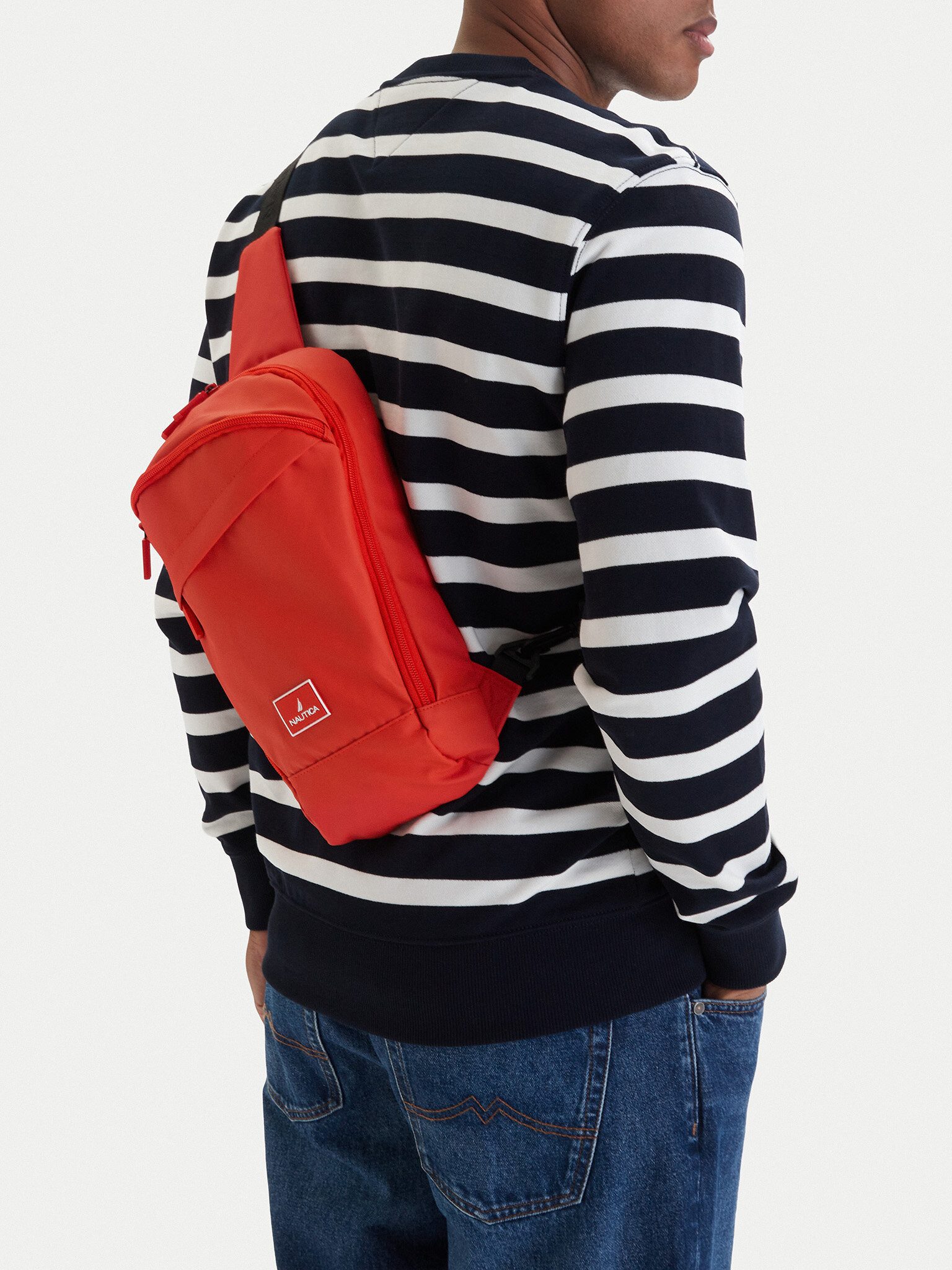 NAUTICA Handtasche Nautica Herrenhandtasche Rot NAUTICA-CWBEO-NTC-P-004-09 Rot