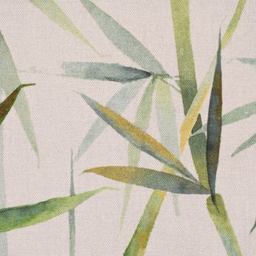 SCHÖNER LEBEN. Tischdecke SCHÖNER LEBEN. Tischdecke Pacific Bambus dunkel-beige grün, handmade