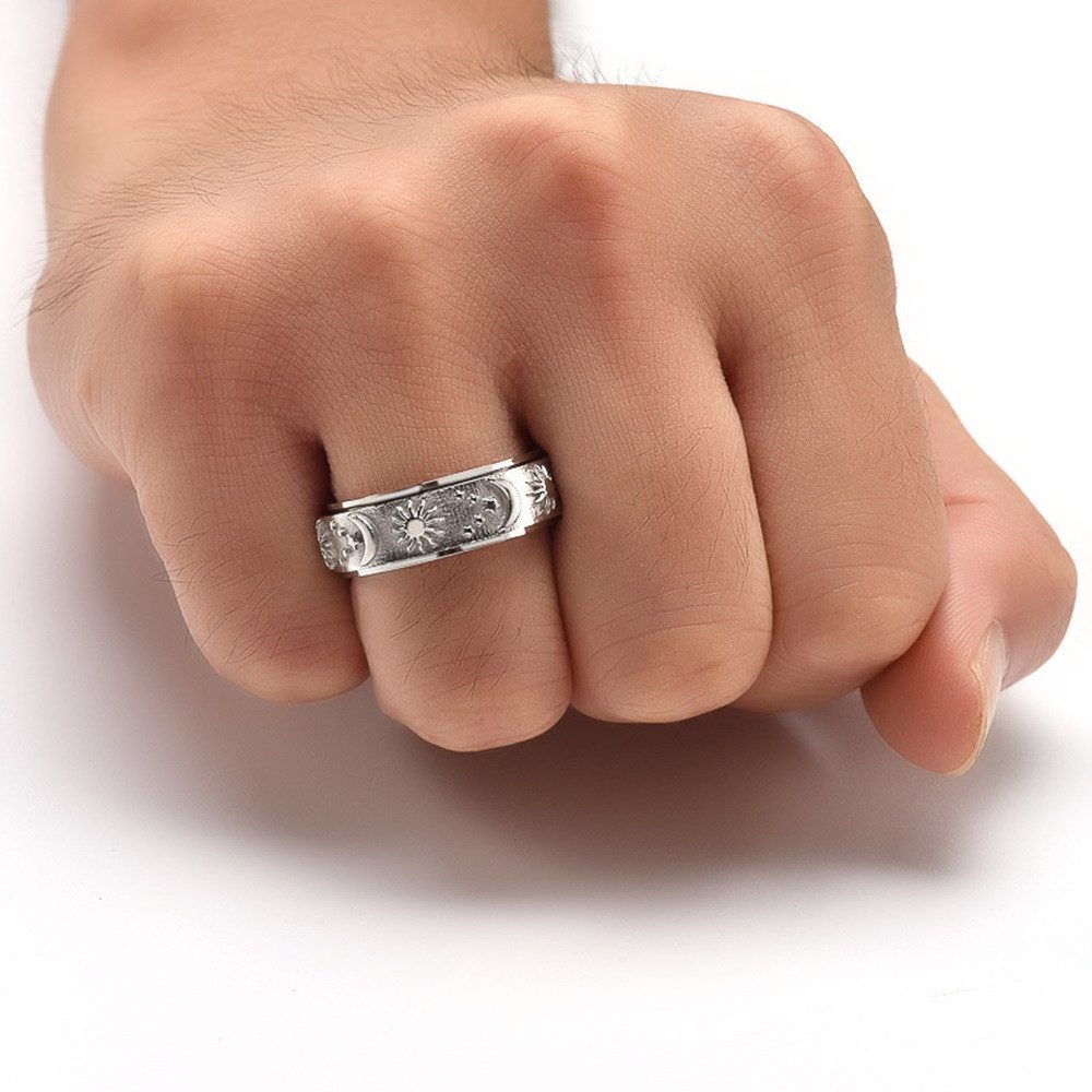 Eyecatcher Fingerring Drehbare Anti-Stress Ringe aus günstig online kaufen