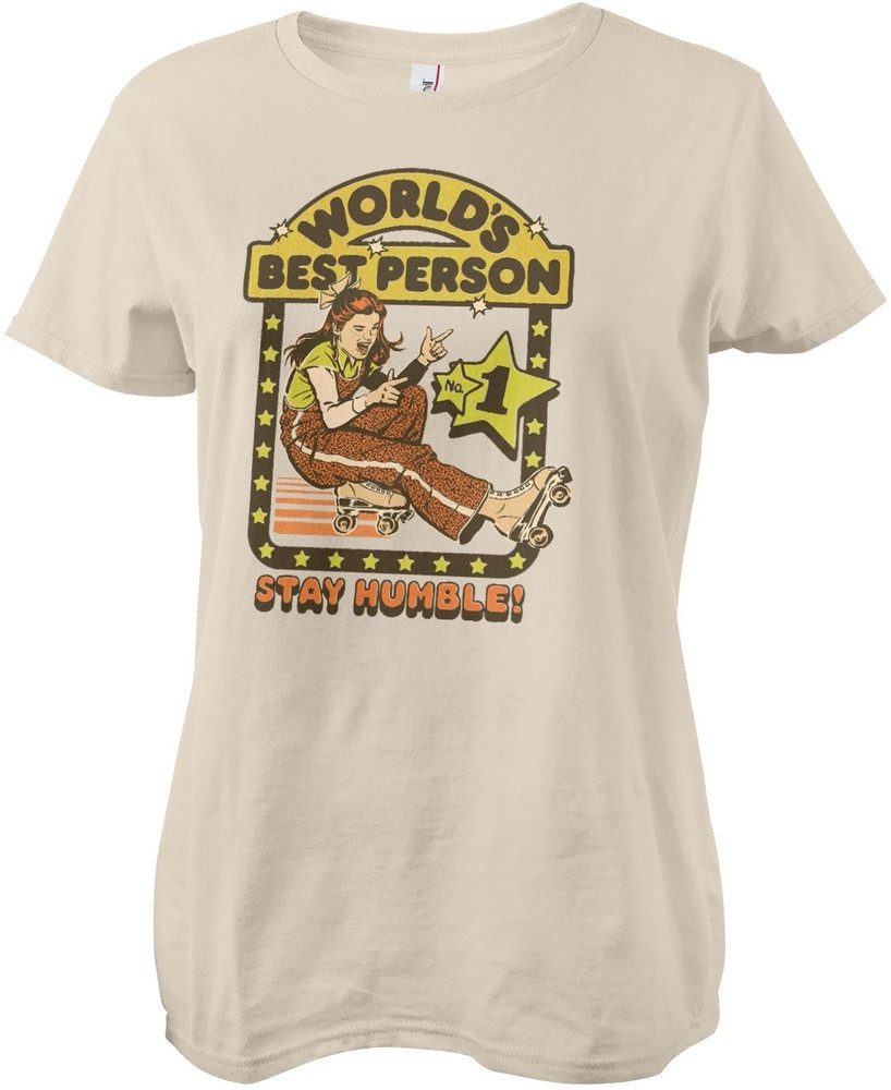 Steven Rhodes Shirttop Steven Rhodes - Stay Humble Girly Tee